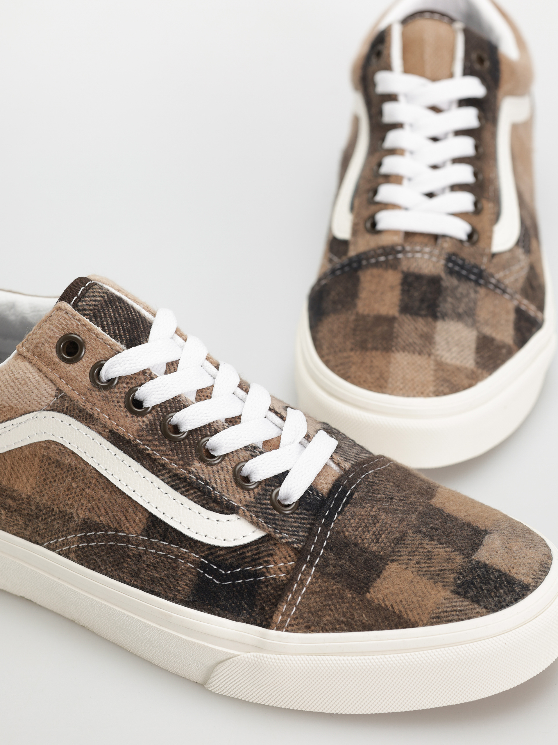 Обувки Vans Old Skool (sweater check brown)