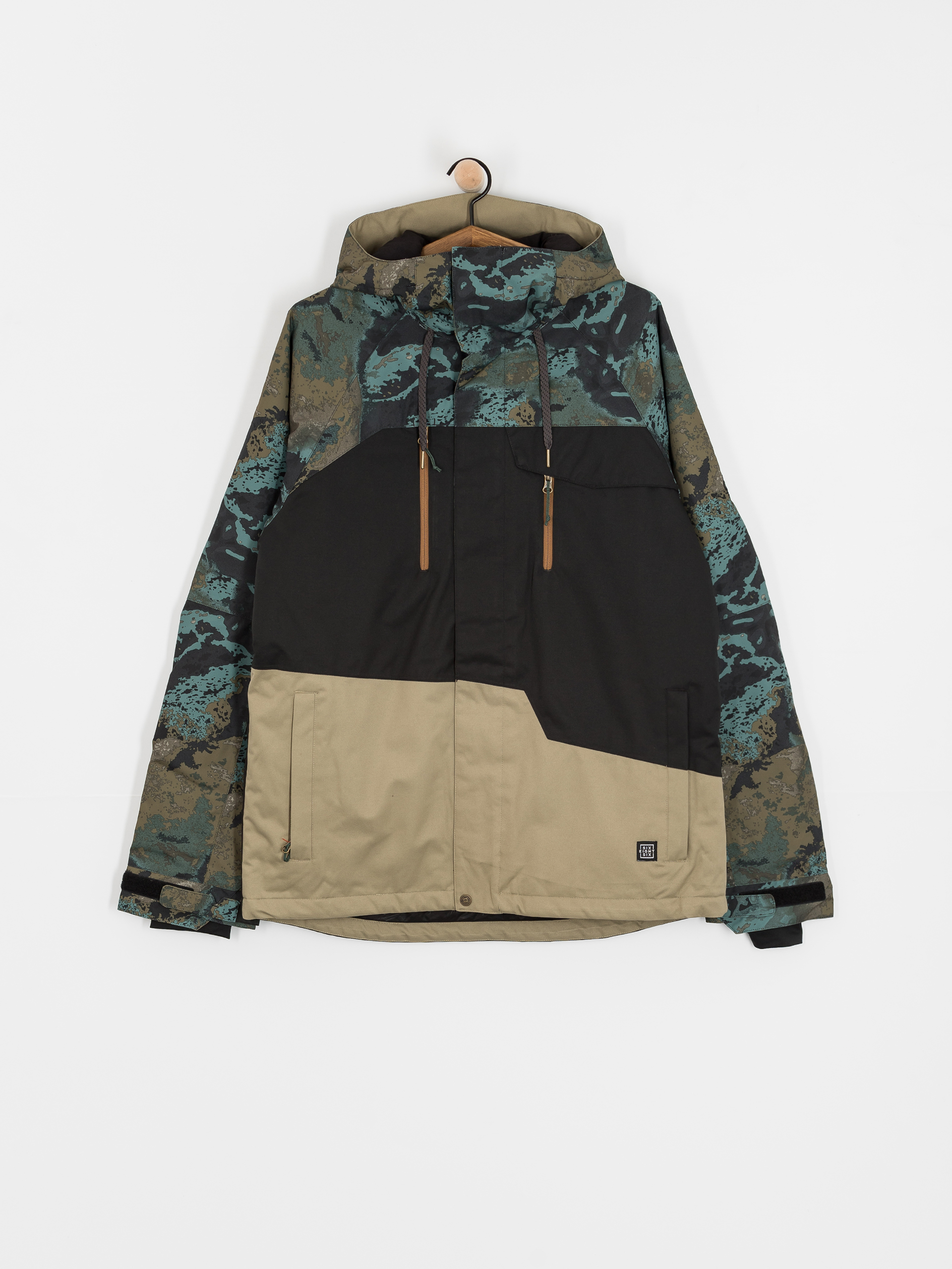 Мъжки Сноуборд яке 686 Geo Insulated (cypress green hemisphere colorblock)