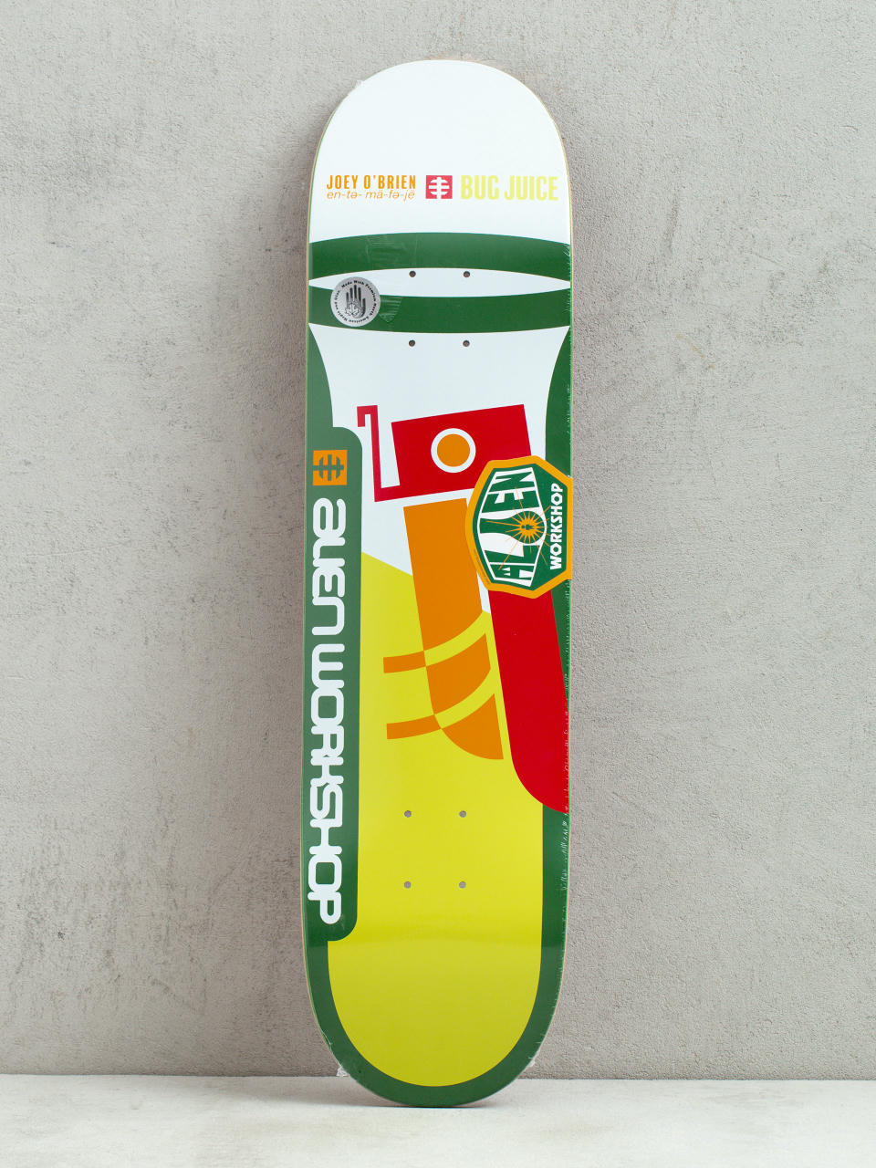 Дъска Alienworkshop Joey Obrien Bug Juice (white/green/red)