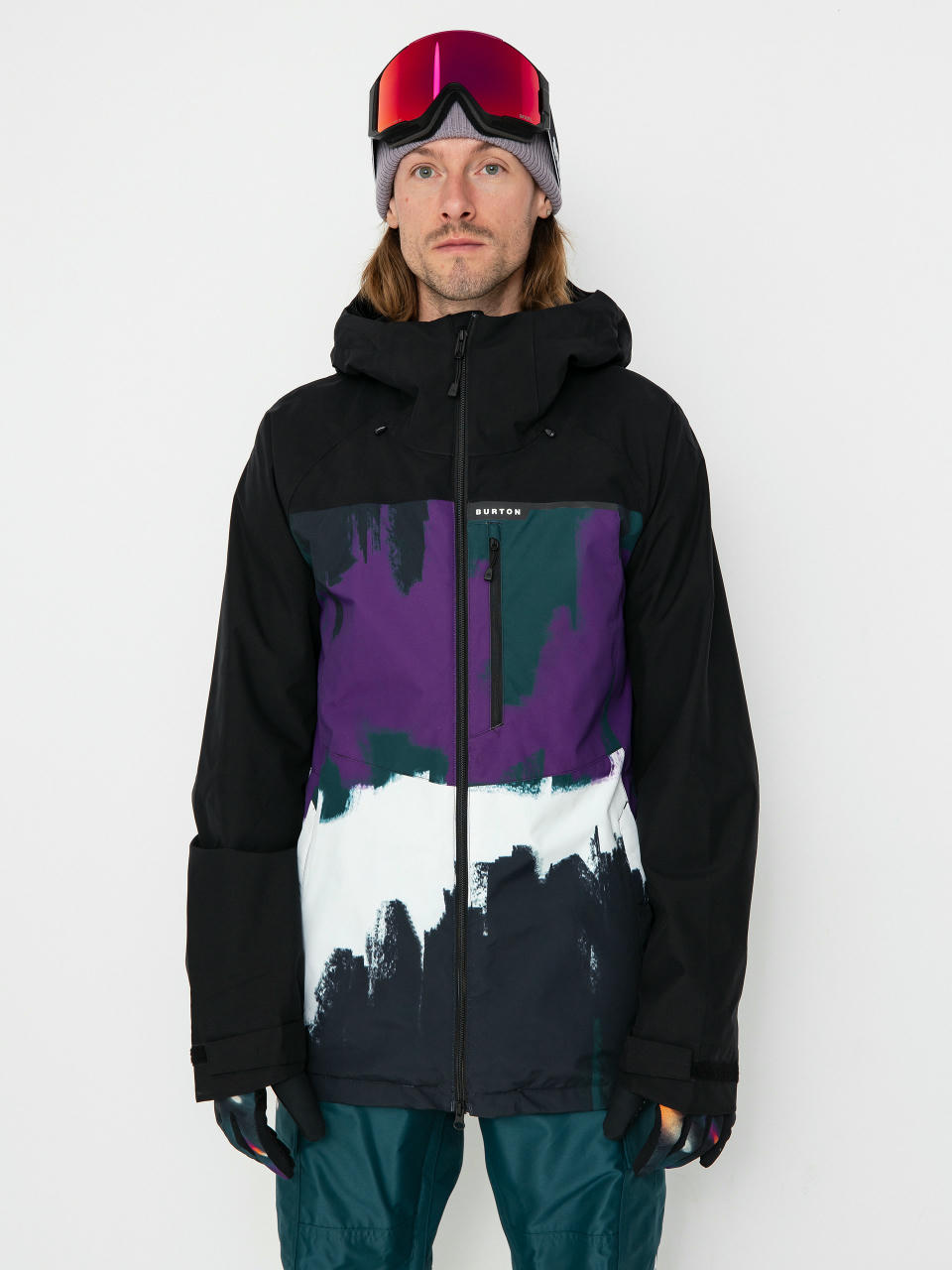 Мъжка Сноуборд яке Burton Lodgepole (true black/forest chalk)