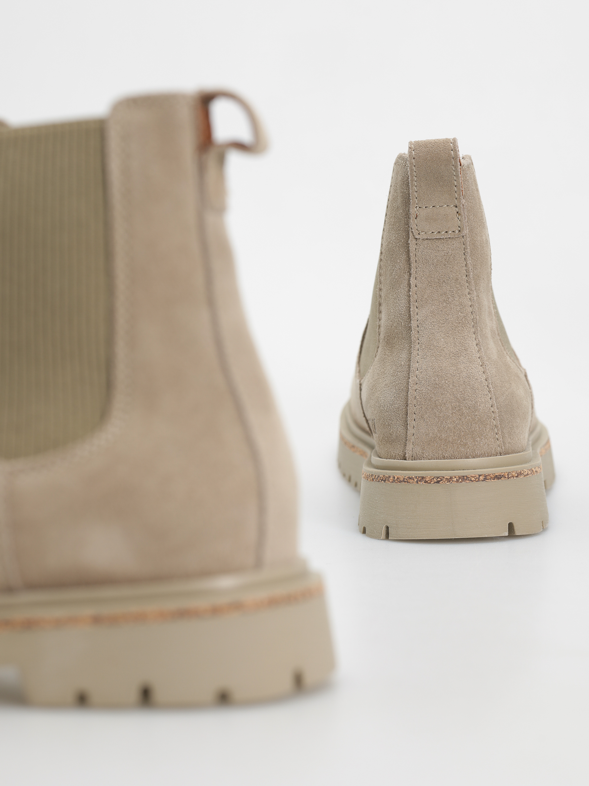 Обувки Birkenstock Highwood Slip On Women Suede Leather Narrow Wmn (taupe)