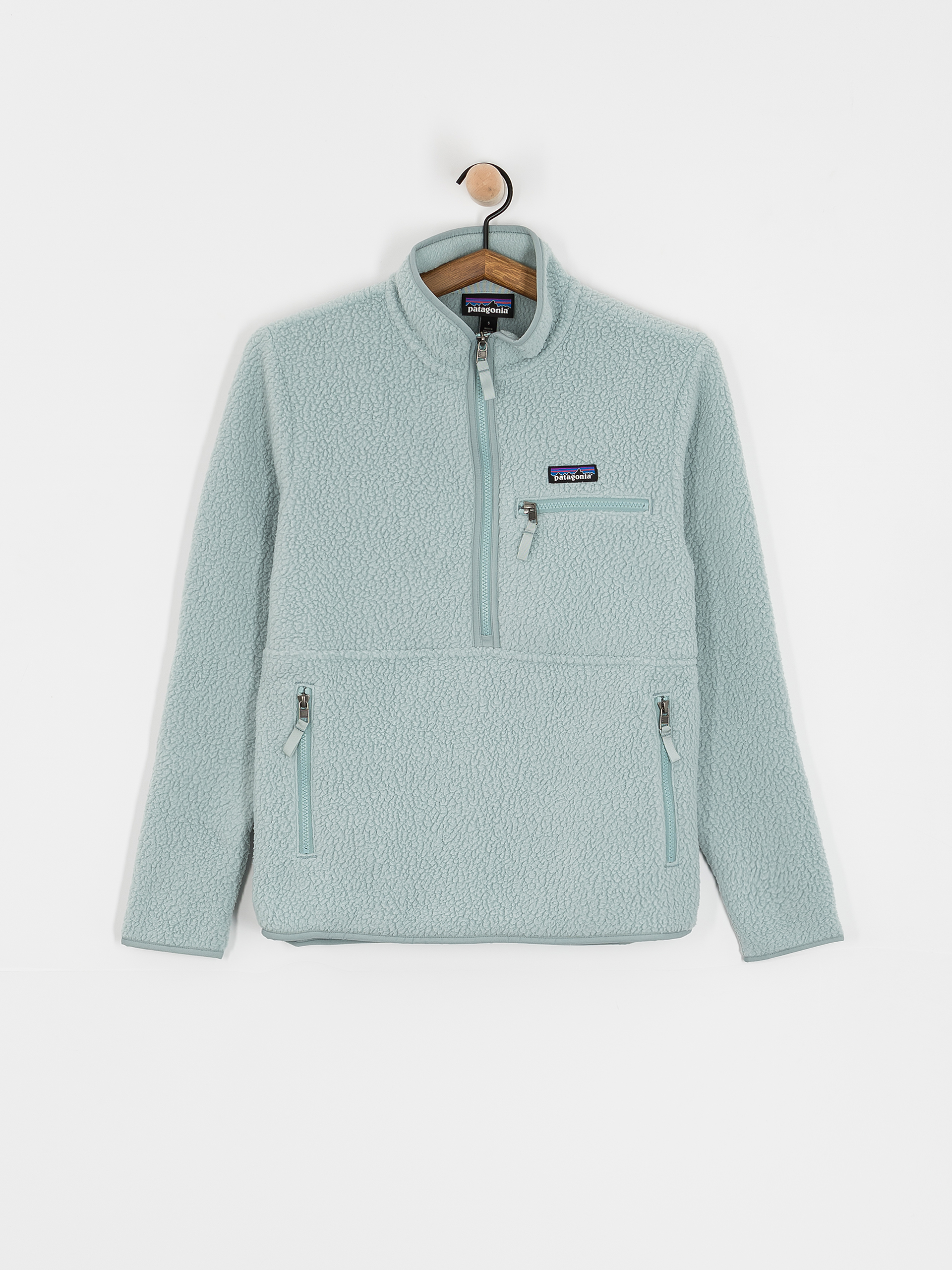 Поларени суитшърт Patagonia Retro Pile Marsupial Wmn (thermal blue)