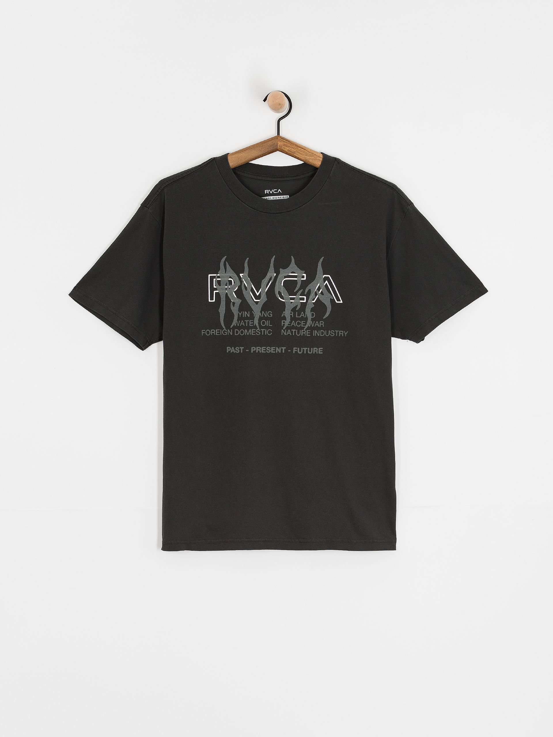 Тениска RVCA Metalurgy (black)