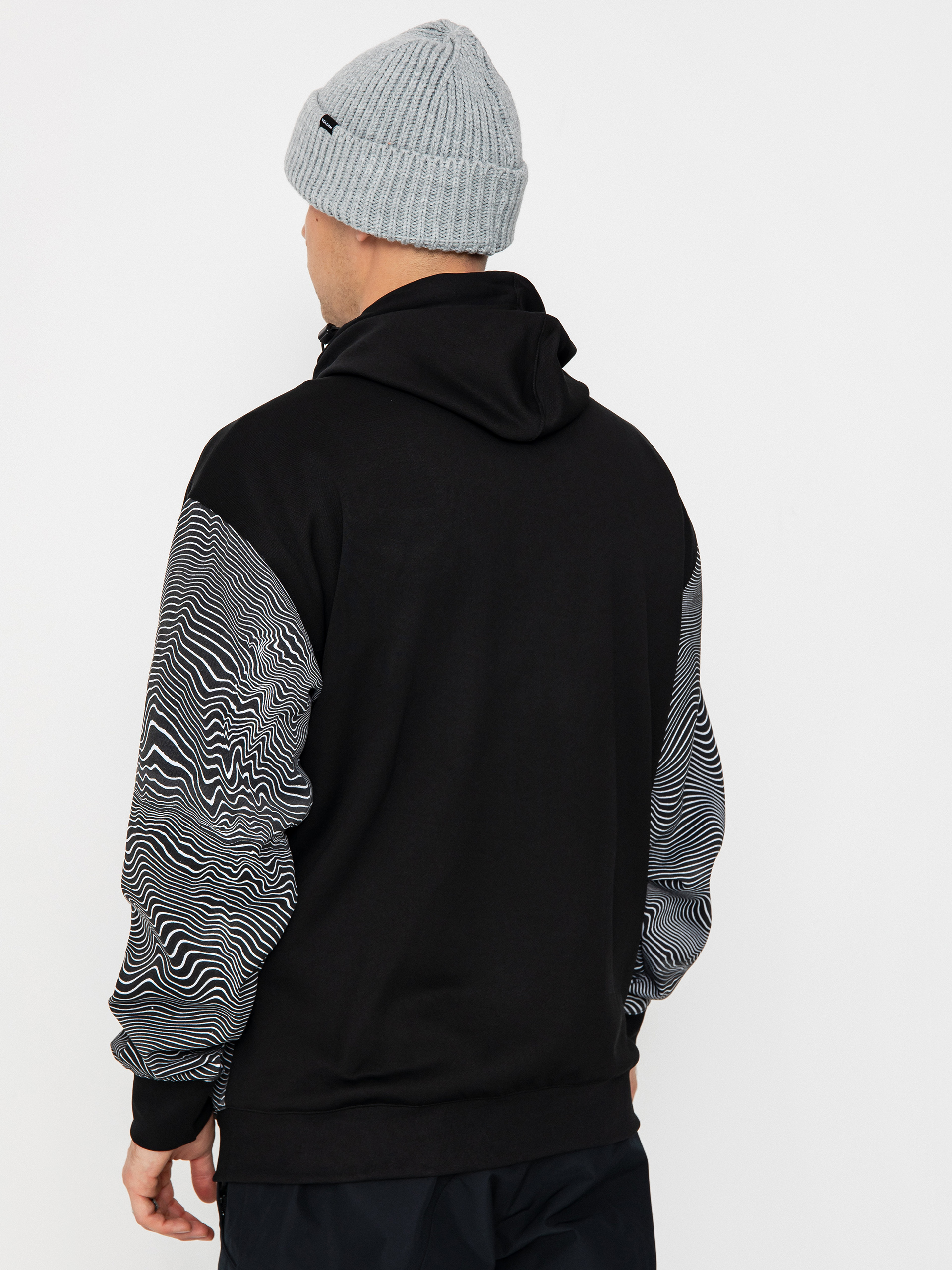 Мъжки Термо суитшърт Volcom Hydro Riding HD (black print)