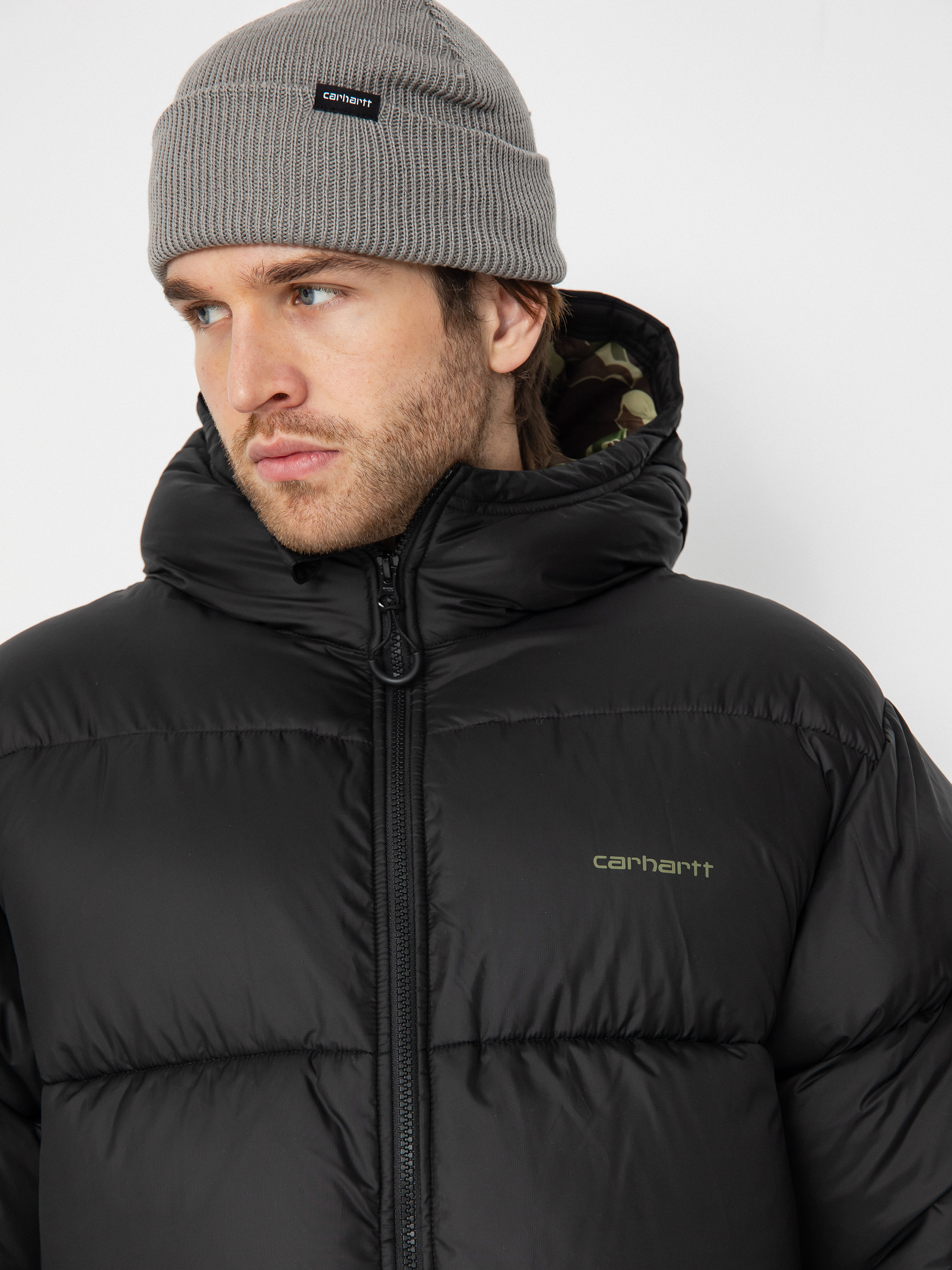 Яке Carhartt WIP Toronto (black/camo duck/green)