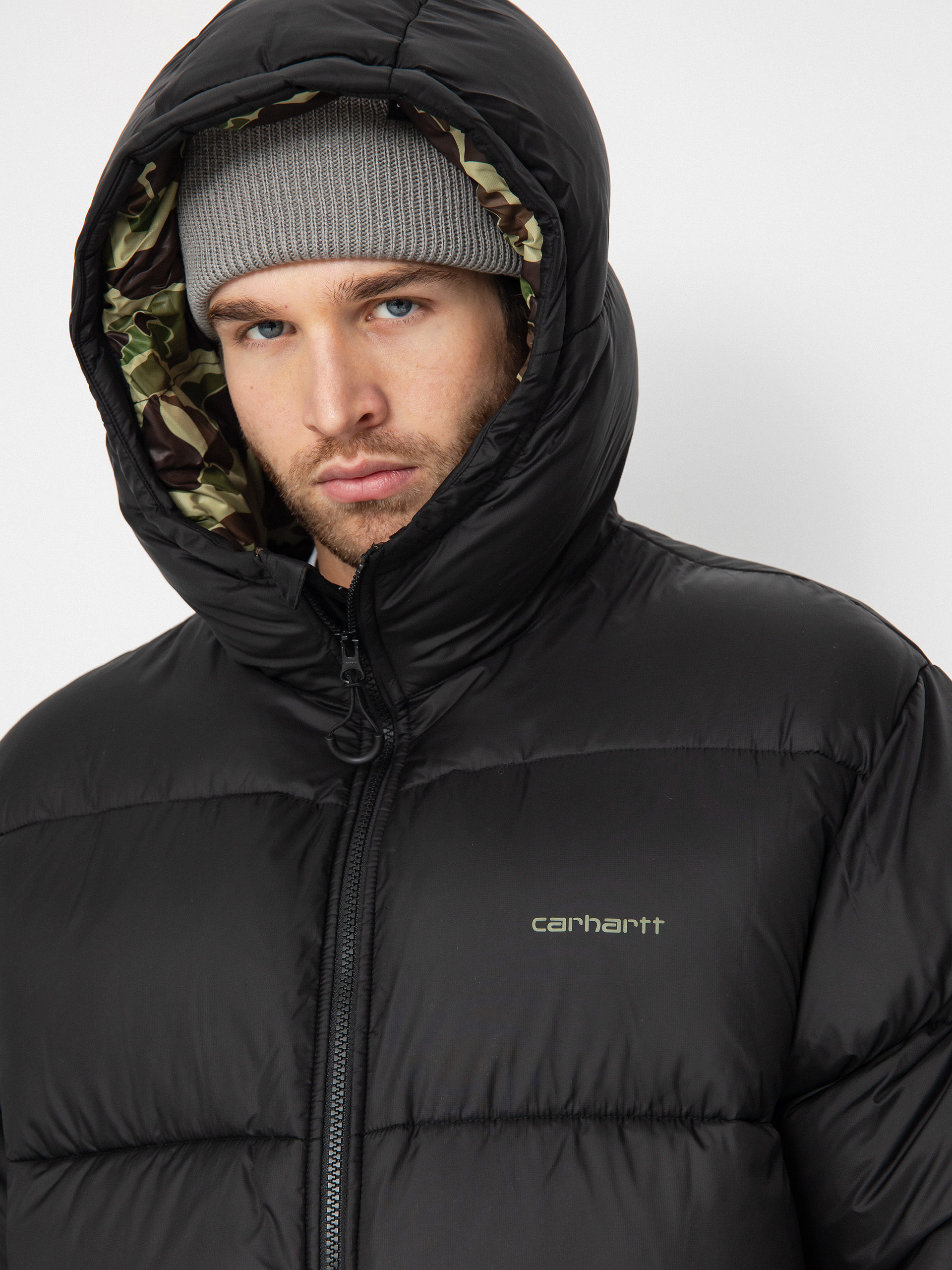 Яке Carhartt WIP Toronto (black/camo duck/green)