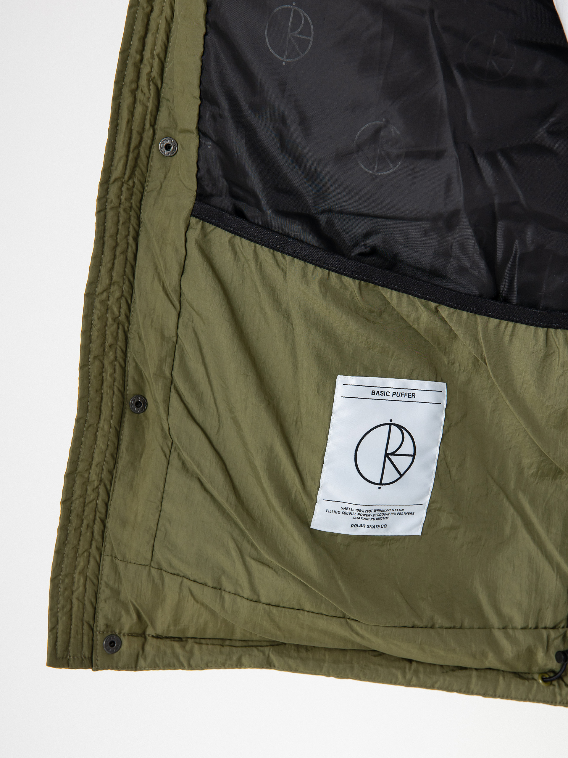 Яке Polar Skate Basic Puffer (army green)