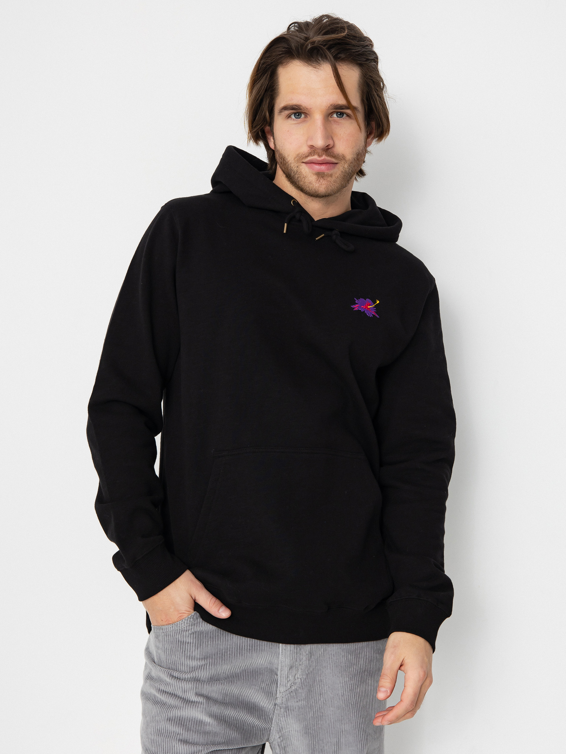 Суитшърт с качулка Rip Curl Surf Revival Hoffman HD (black)