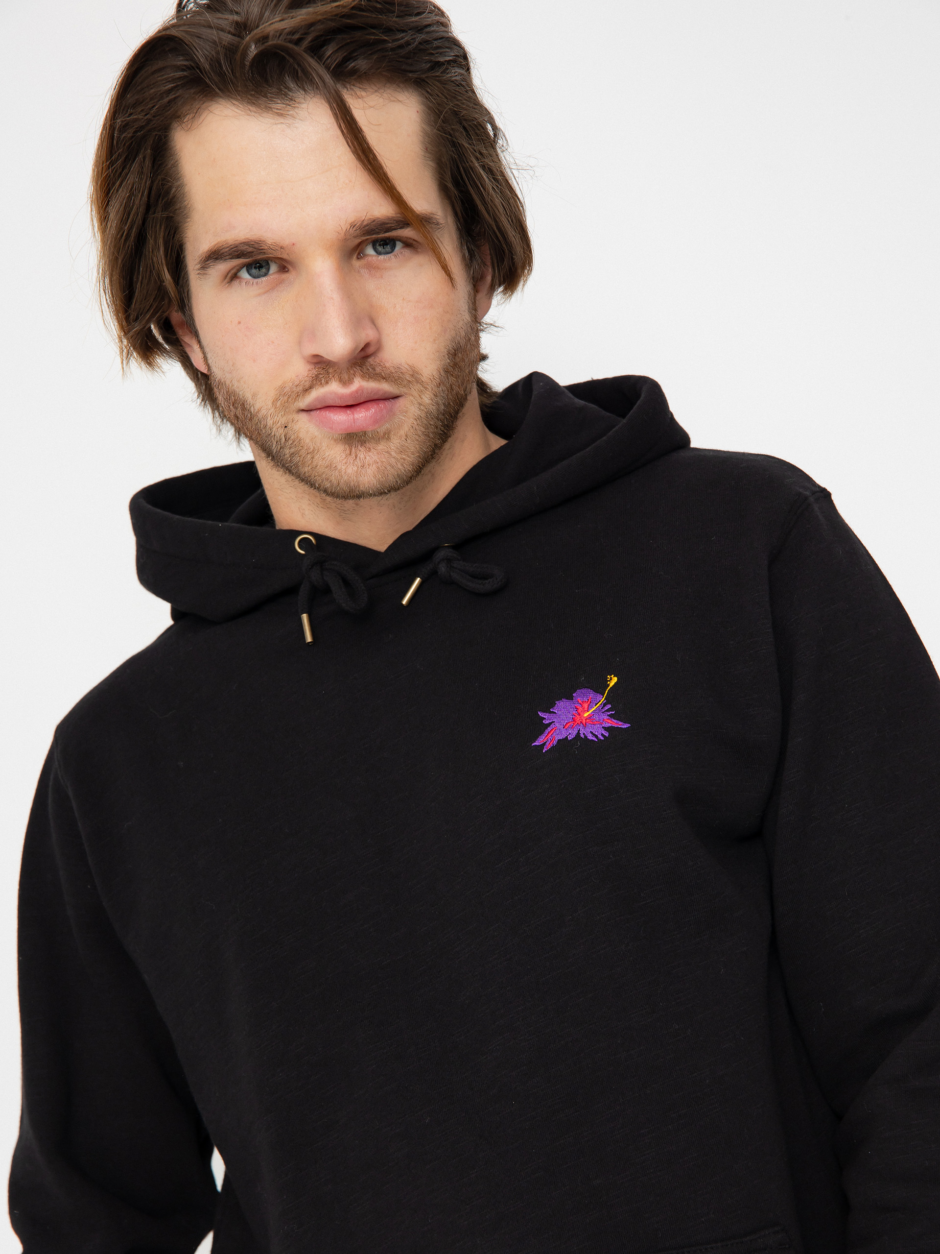 Суитшърт с качулка Rip Curl Surf Revival Hoffman HD (black)