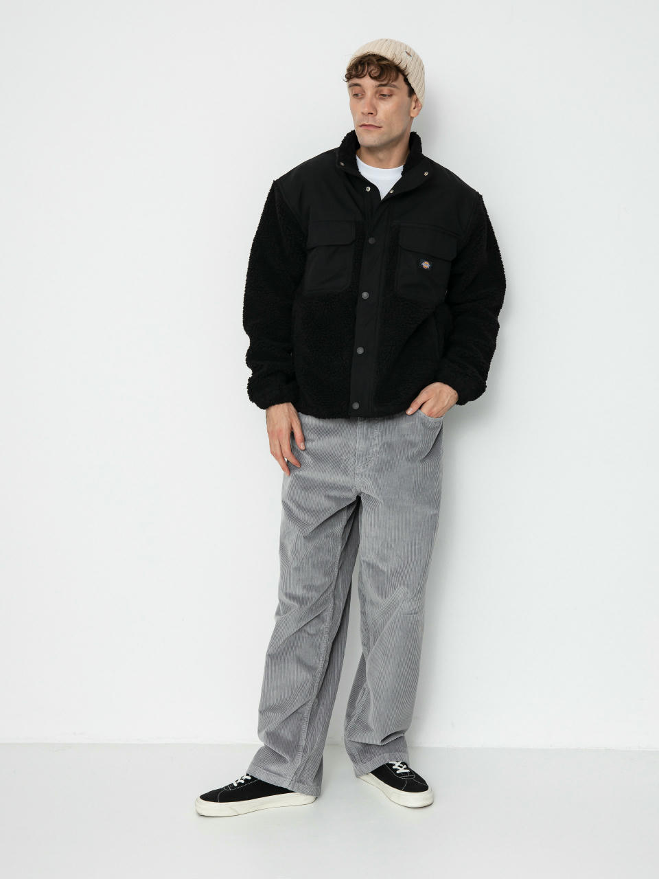 Поларени суитшърт Dickies Pinesdale (black)