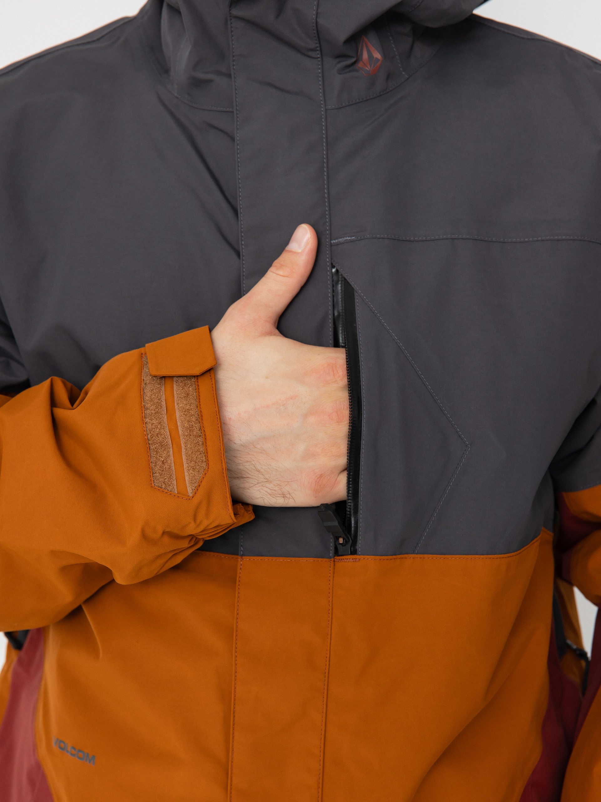 Мъжки Сноуборд яке Volcom L Ins Gore Tex (caramel)