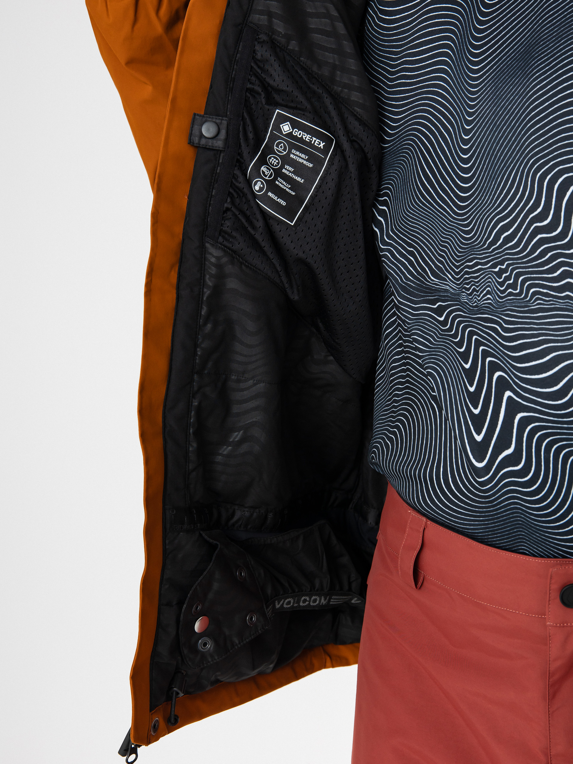 Мъжки Сноуборд яке Volcom L Ins Gore Tex (caramel)