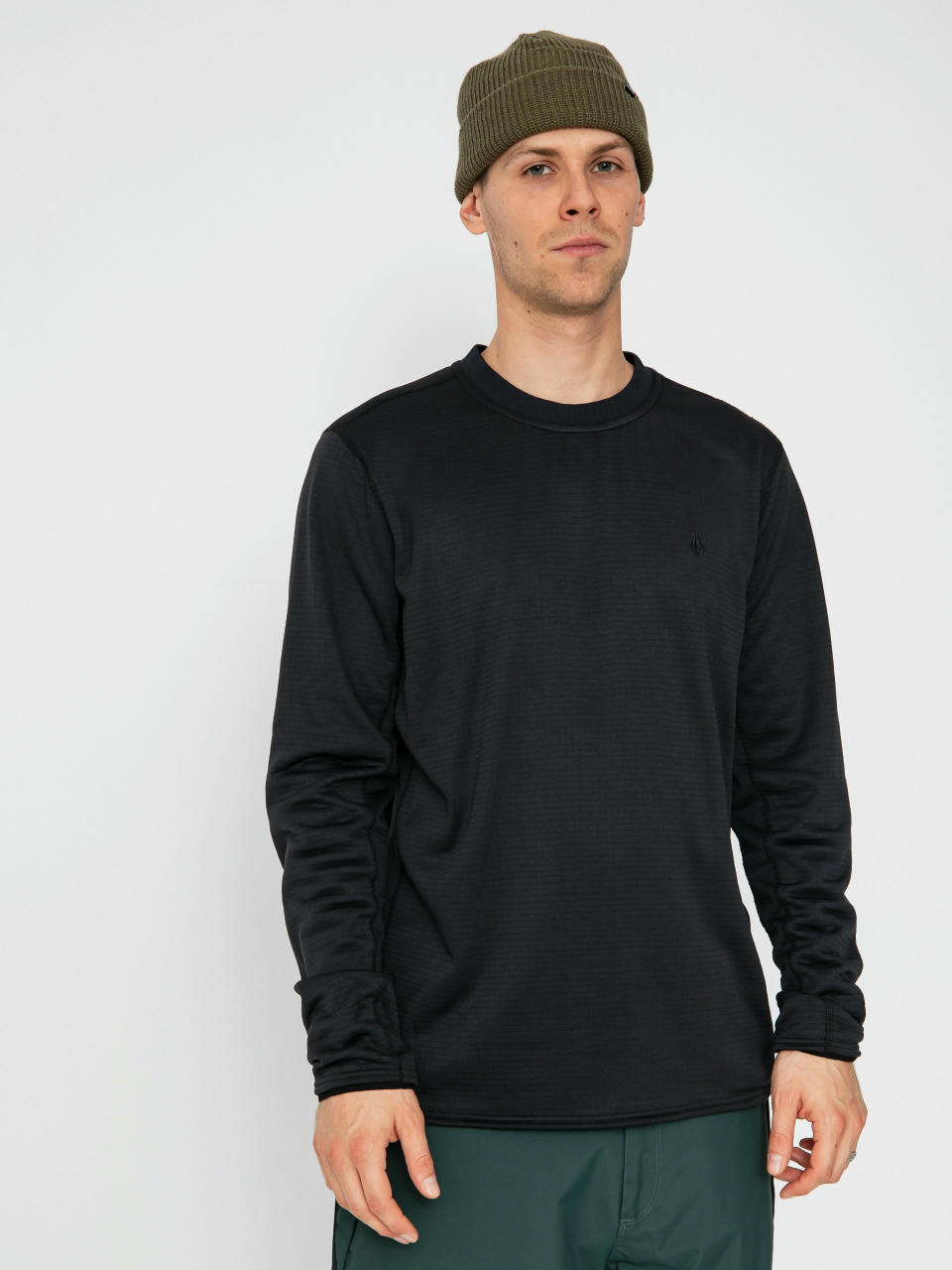 Мъжка Термо суитшърт Volcom Gridlock Crew (black)