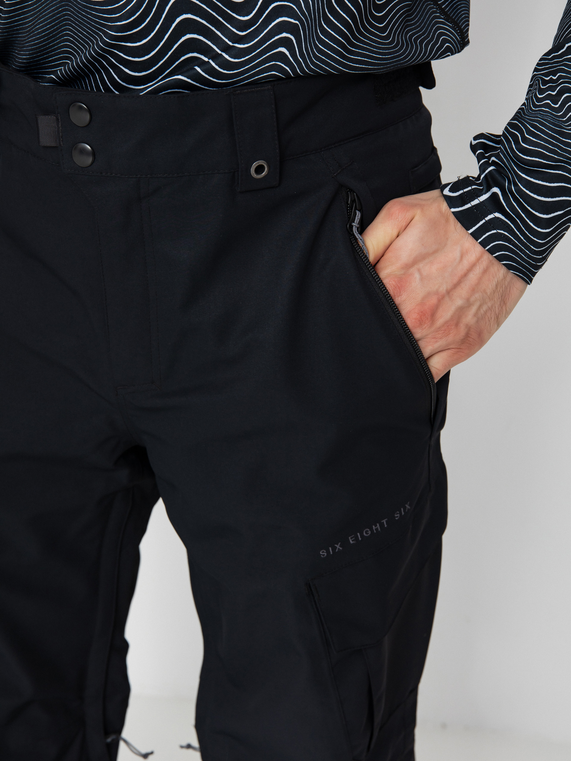 Мъжко Сноуборд панталони 686 Smarty 3 In 1 Cargo (black)