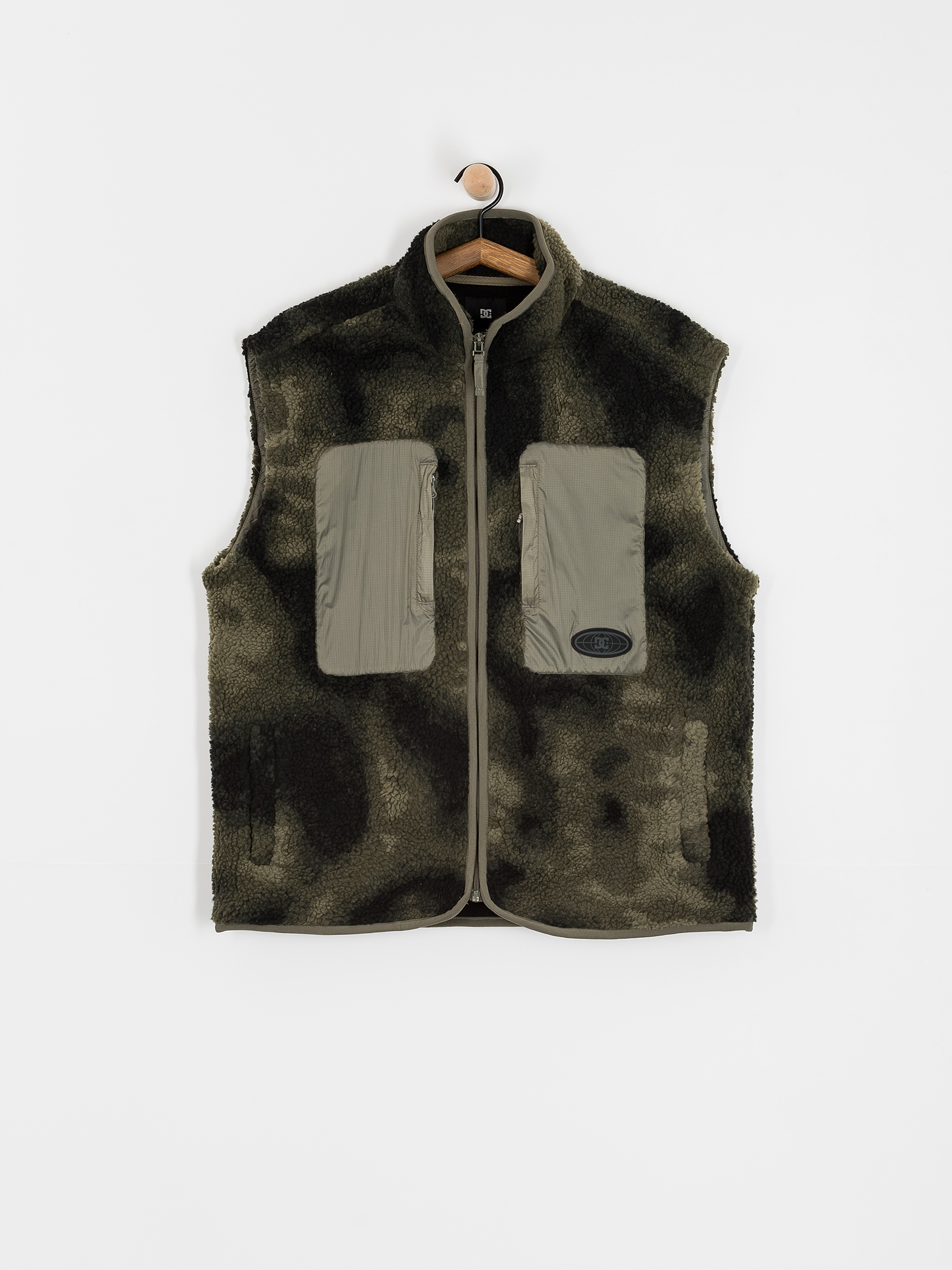 Мъжки Поларени суитшърт DC Traverse (olive overspray prnt)