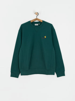 Суитшърт Carhartt WIP American Script (malachite)