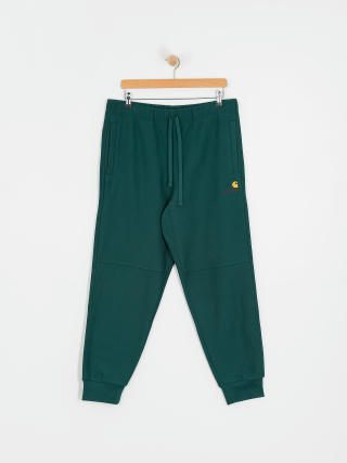 Панталони Carhartt WIP American Script Jogging (malachite)