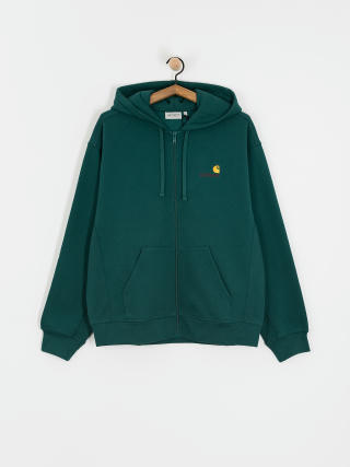 Суитшърт с качулка Carhartt WIP American Script ZHD (malachite)