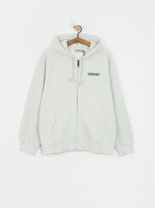 Суитшърт с качулка Carhartt WIP Runaway ZHD (ash heather/malachite)