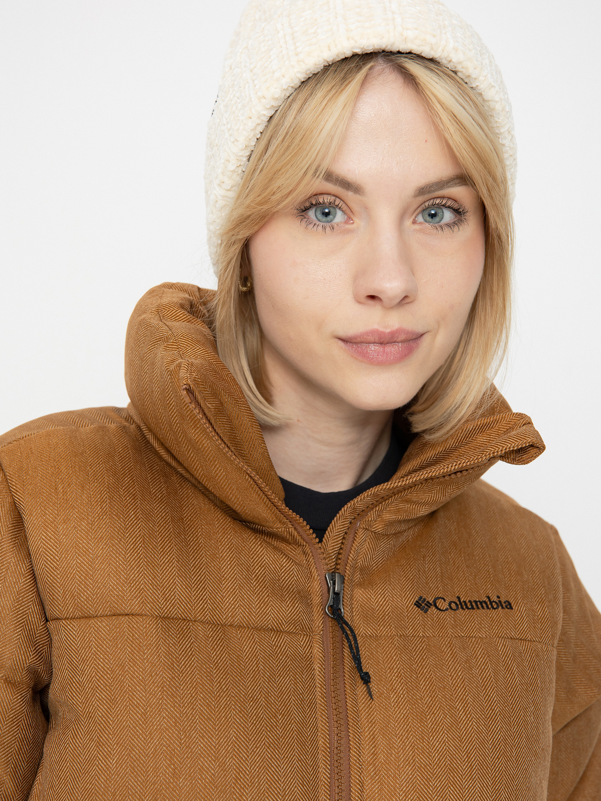 Яке Columbia Puffect Herringbone Wmn (camel brown her)