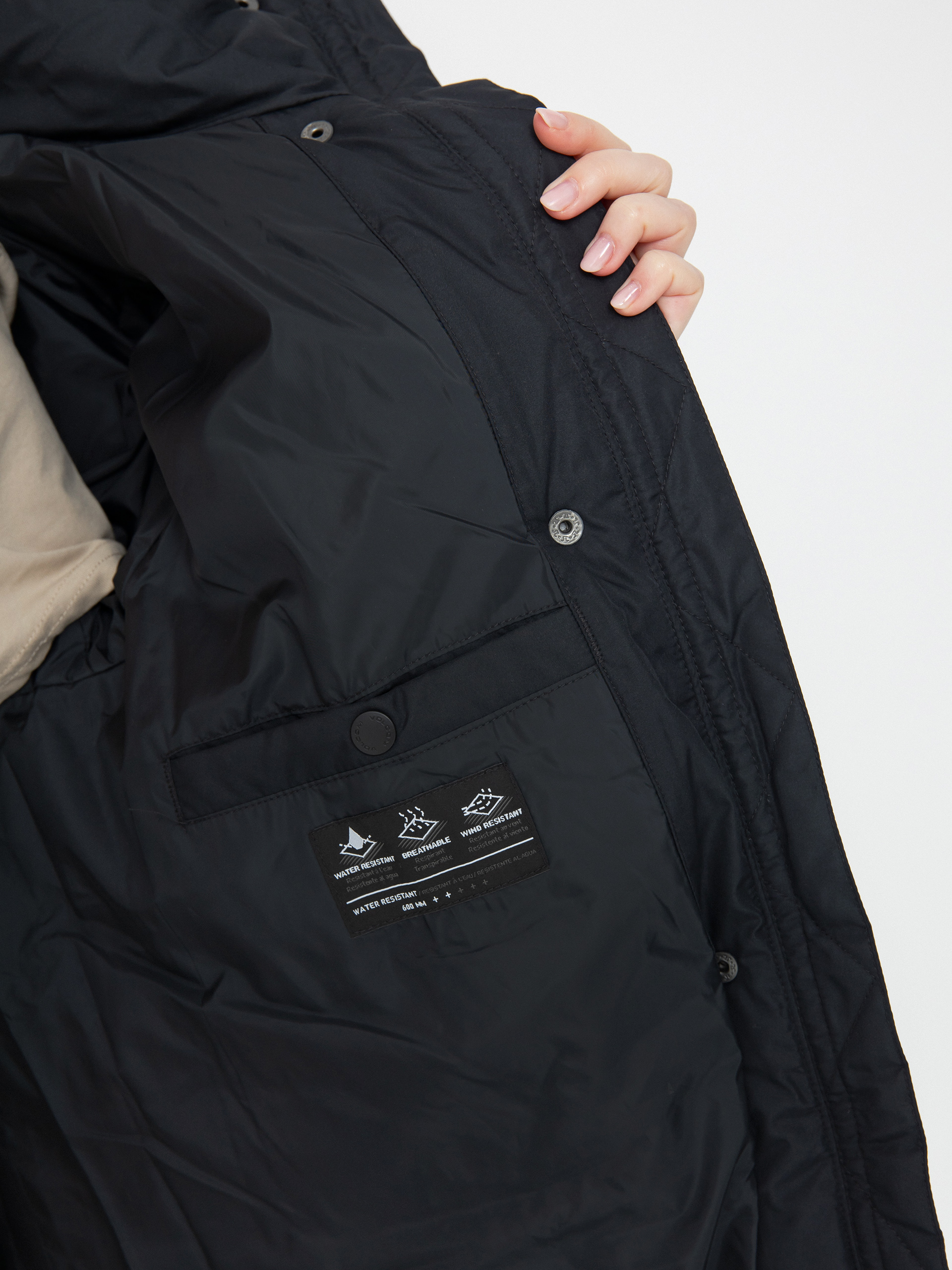 Яке Volcom Alldaylong Puff Wmn (black)