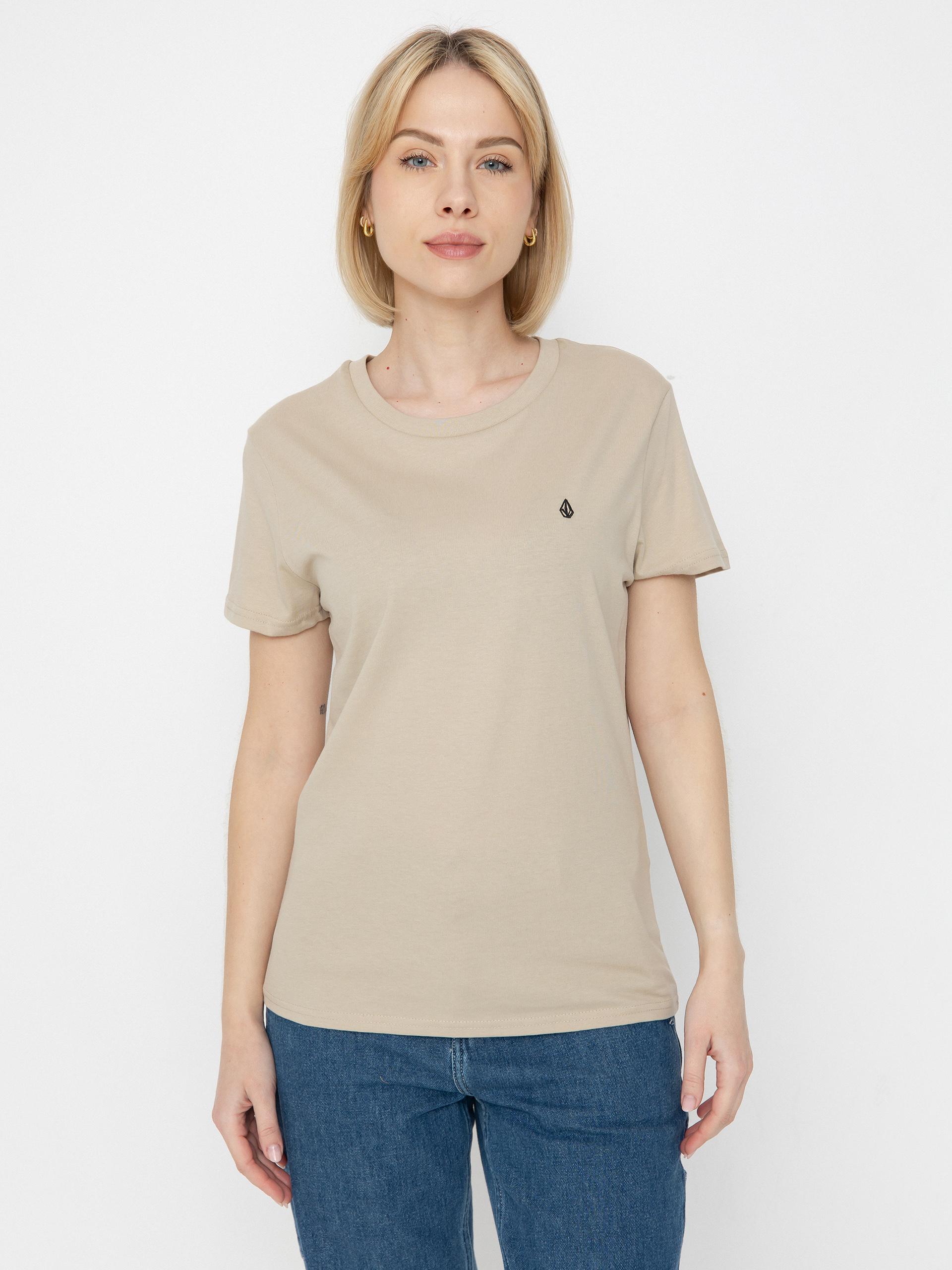 Тениска Volcom Stone Blanks Wmn (light khaki)