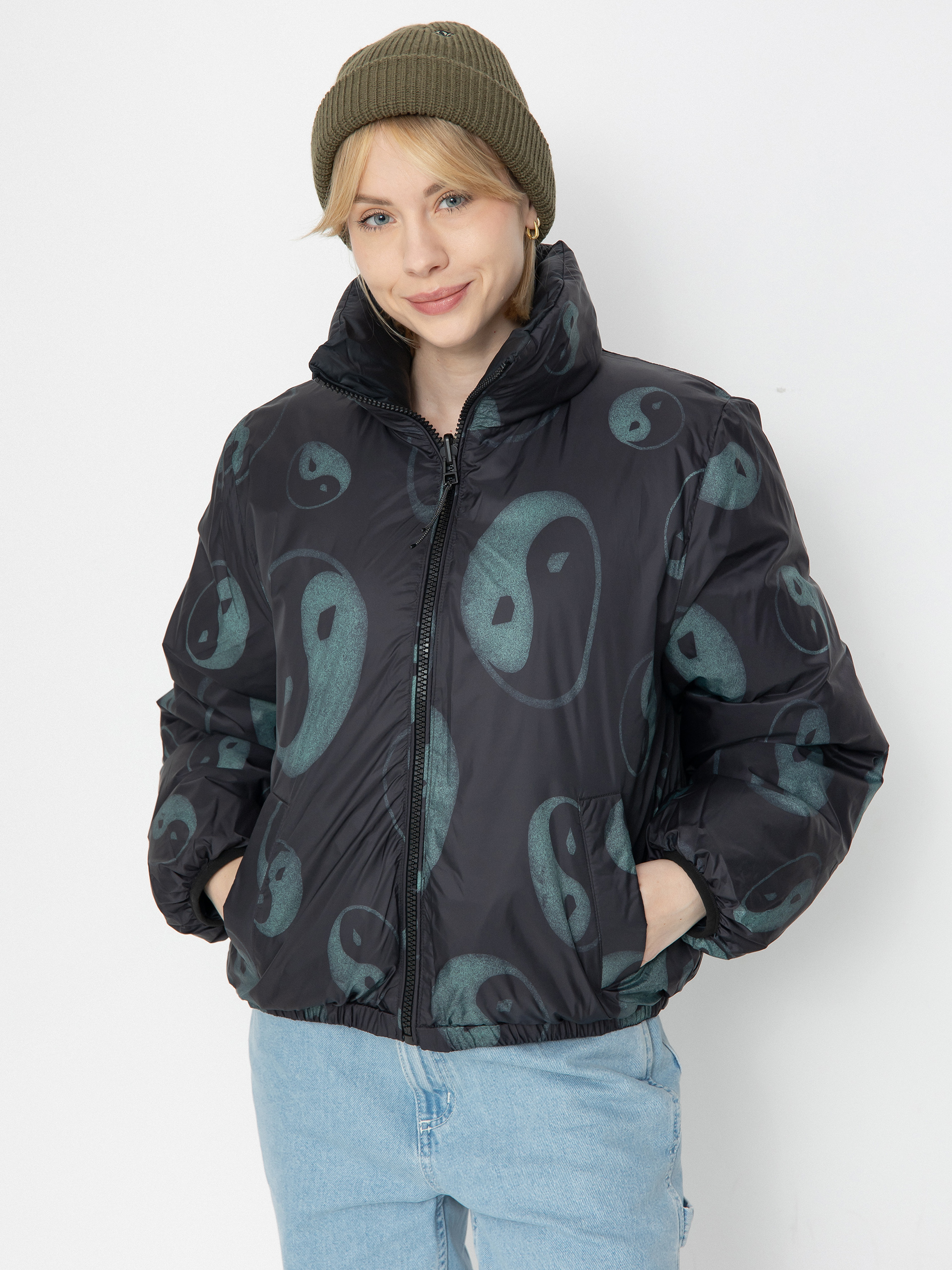 Яке Volcom Stone Sense Reversible Puff Wmn (black)