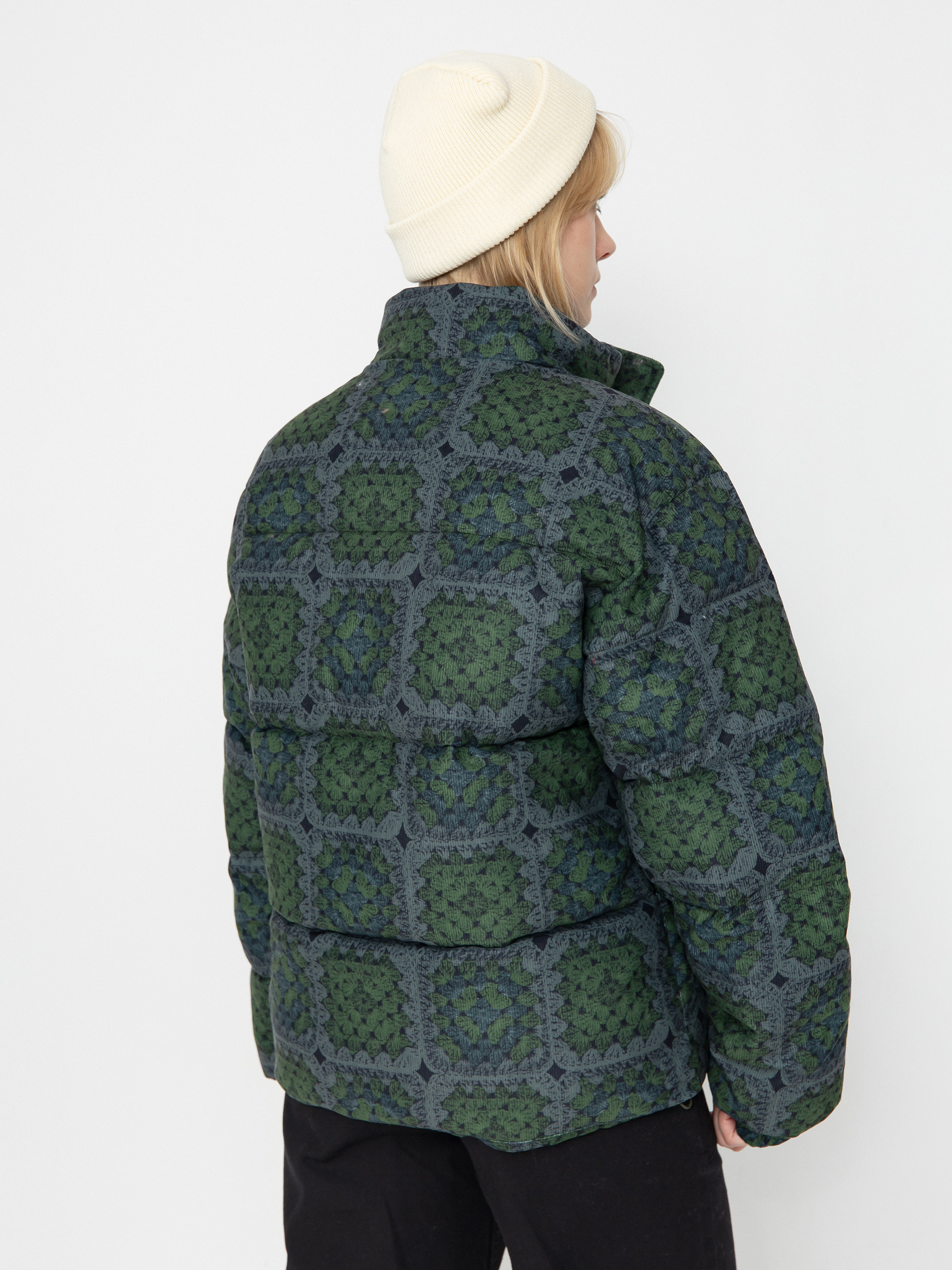 Яке OBEY Tappi Puffer Wmn (olive multi)