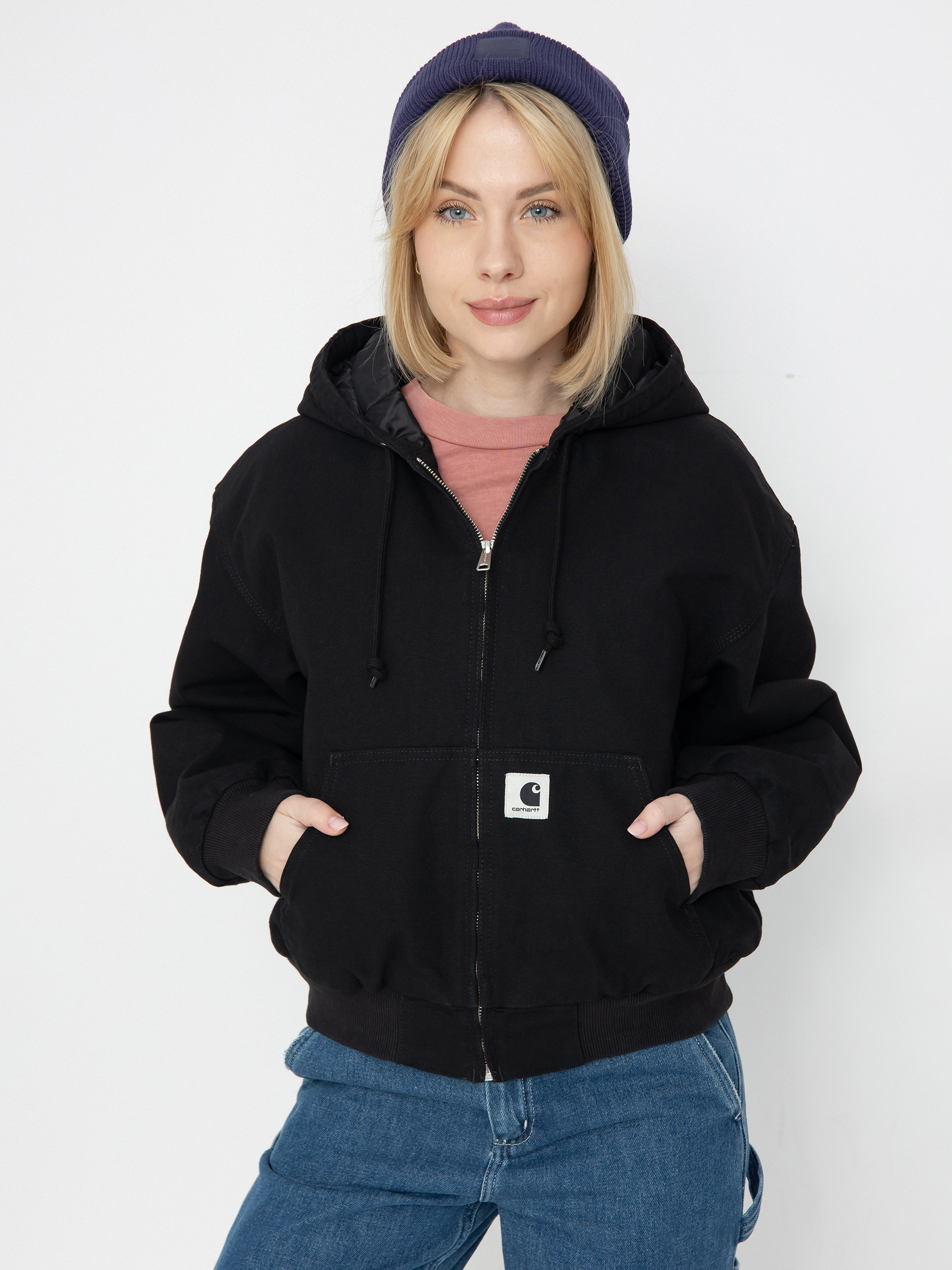 u042fu043au0435 Carhartt WIP OG Active Wmn (black rinsed canvas)