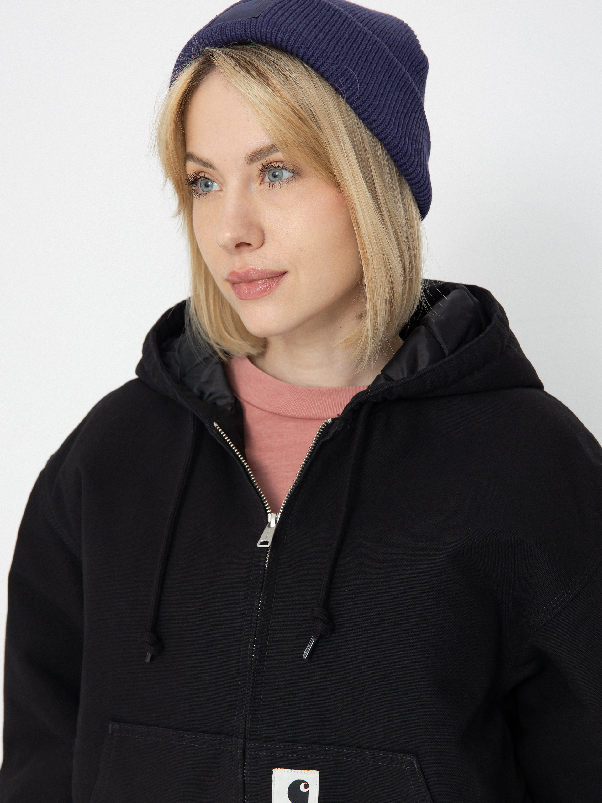 Яке Carhartt WIP OG Active Wmn (black rinsed canvas)