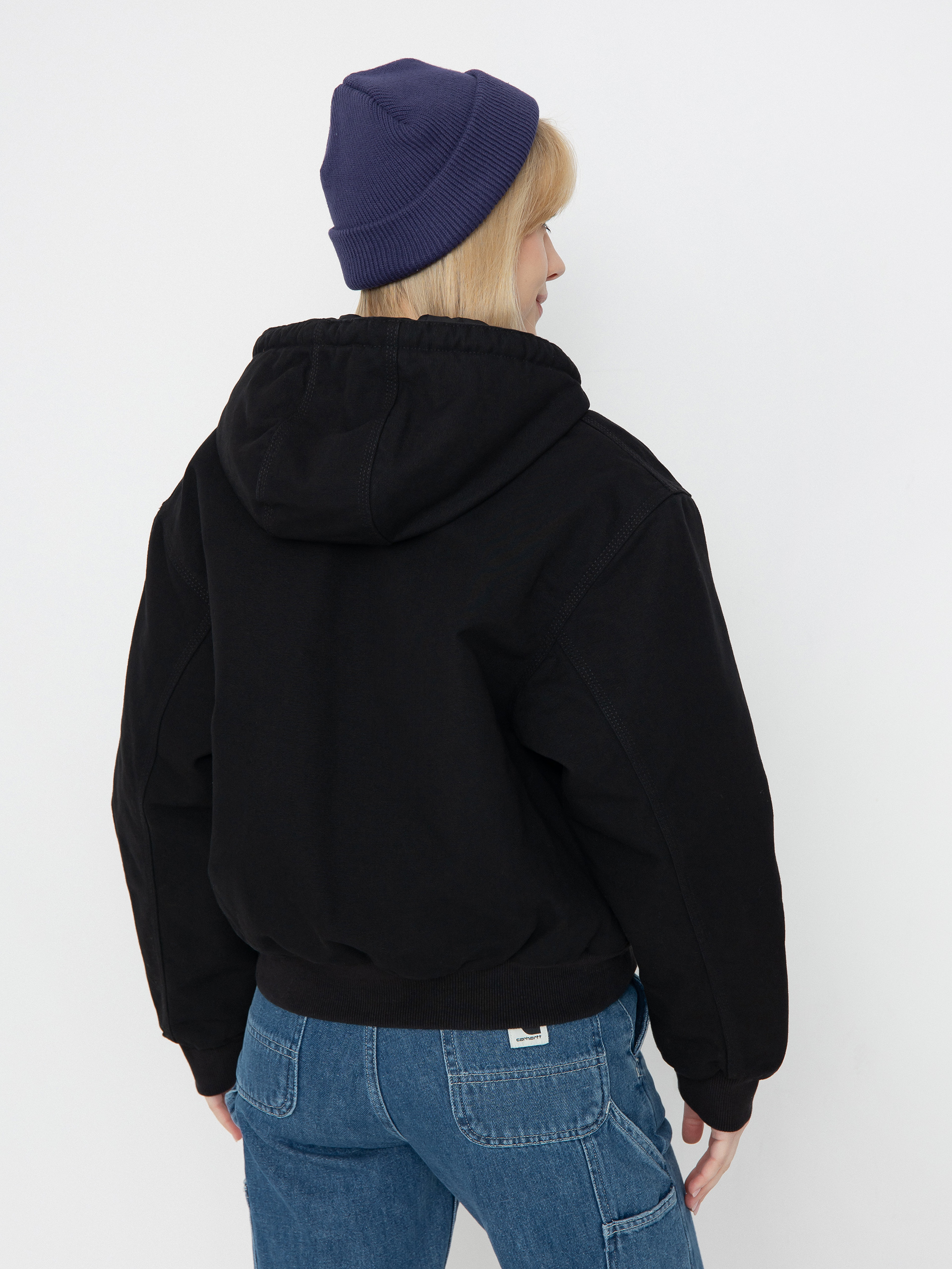 Яке Carhartt WIP OG Active Wmn (black rinsed canvas)