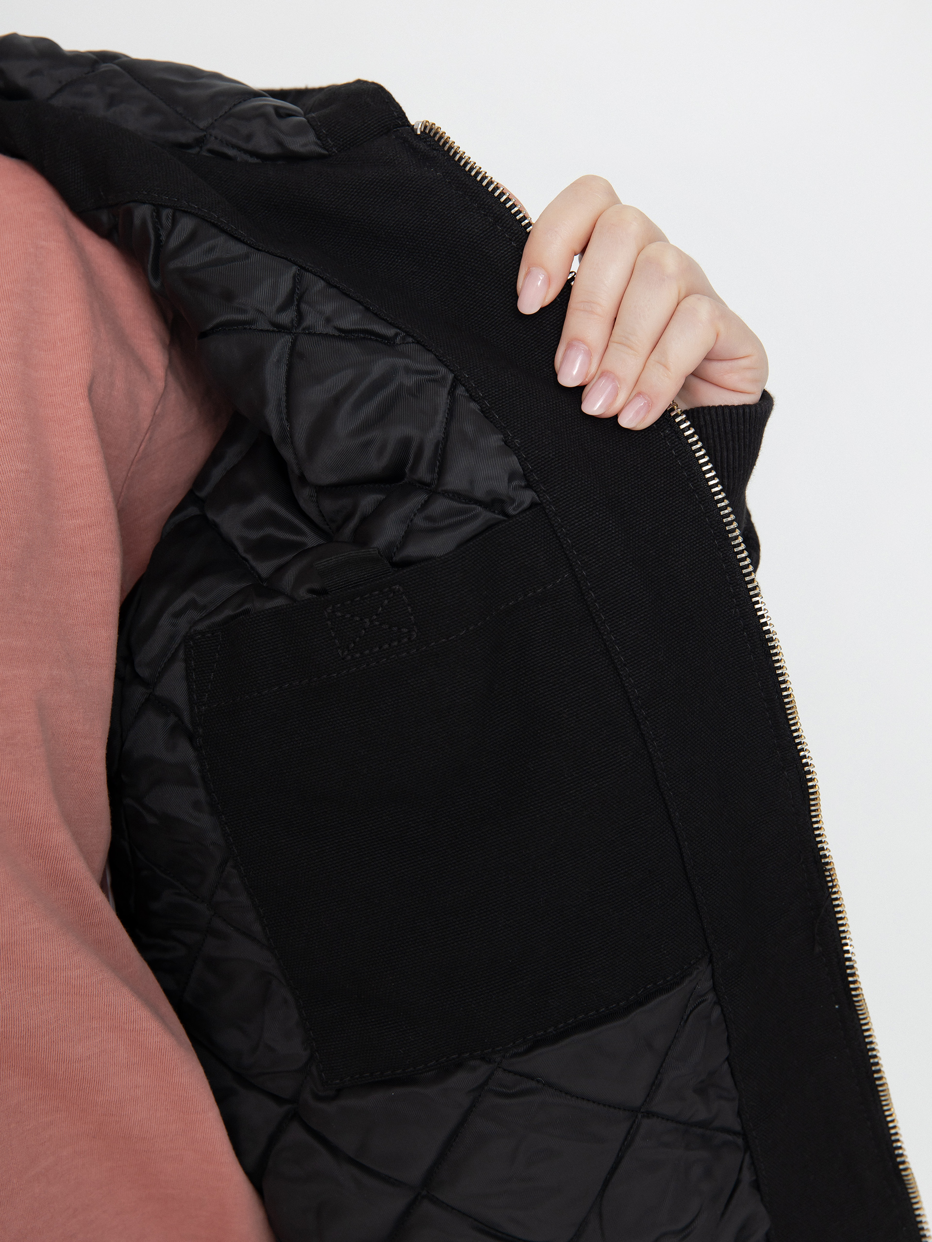 Яке Carhartt WIP OG Active Wmn (black rinsed canvas)