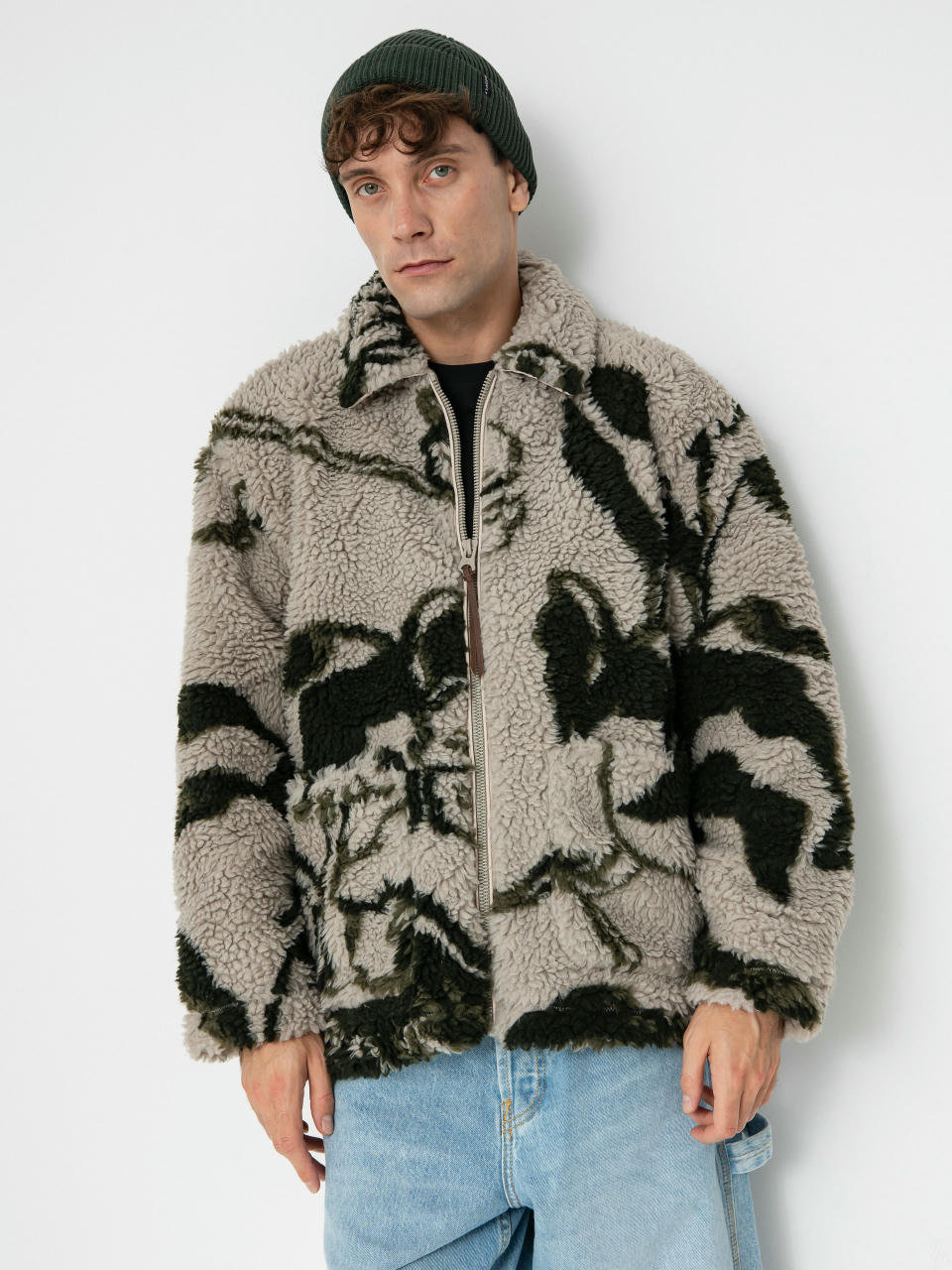 Яке OBEY Mushroom Sherpa (silver grey multi)