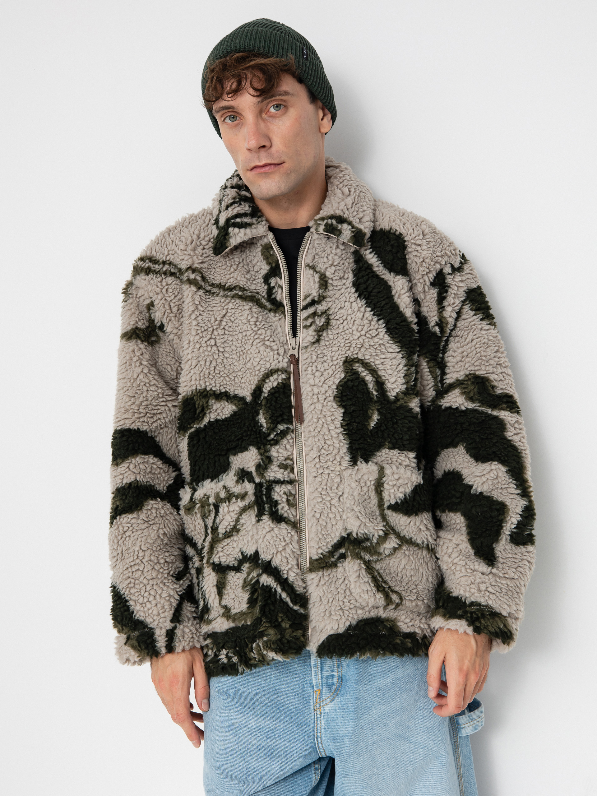 Яке OBEY Mushroom Sherpa (silver grey multi)