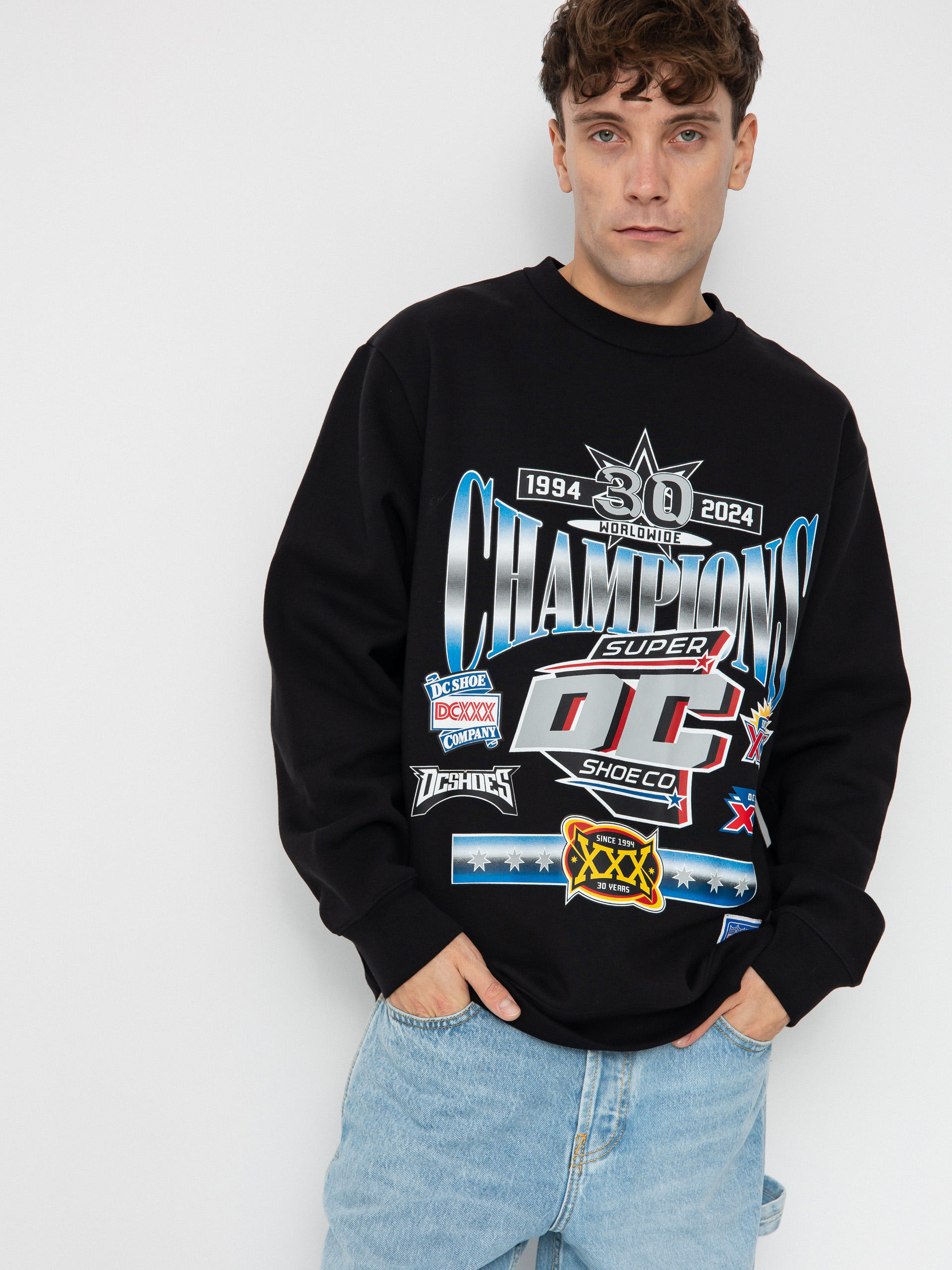 Суитшърт DC Old Champs Crew (black)