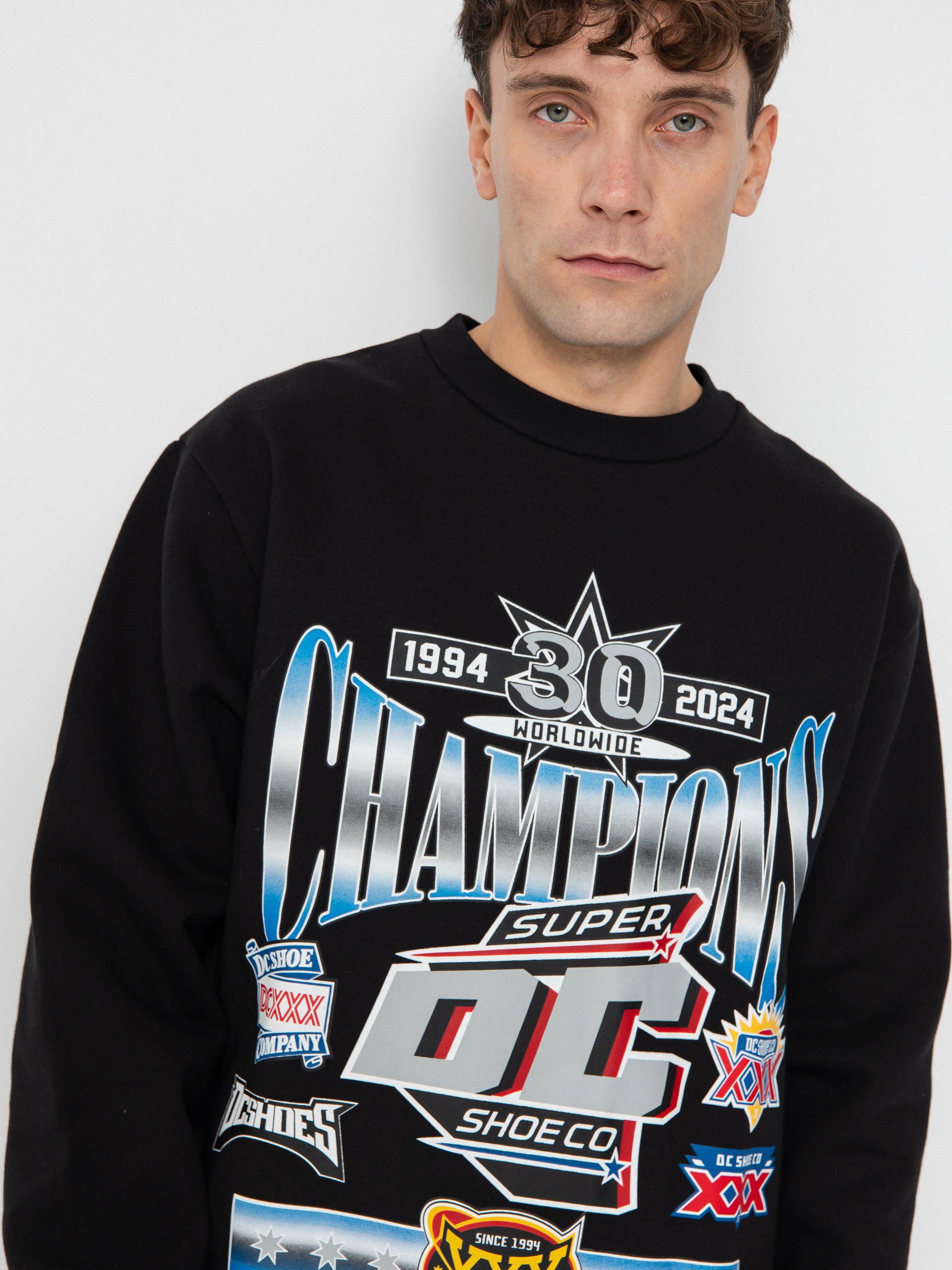 Суитшърт DC Old Champs Crew (black)