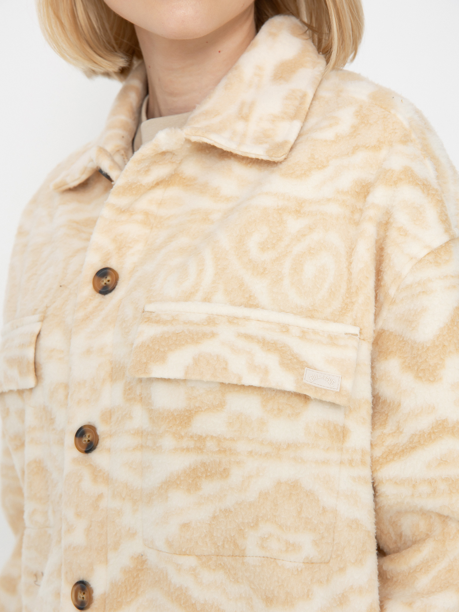 Риза Billabong Happy Camper Shacket Wmn (wet sand)