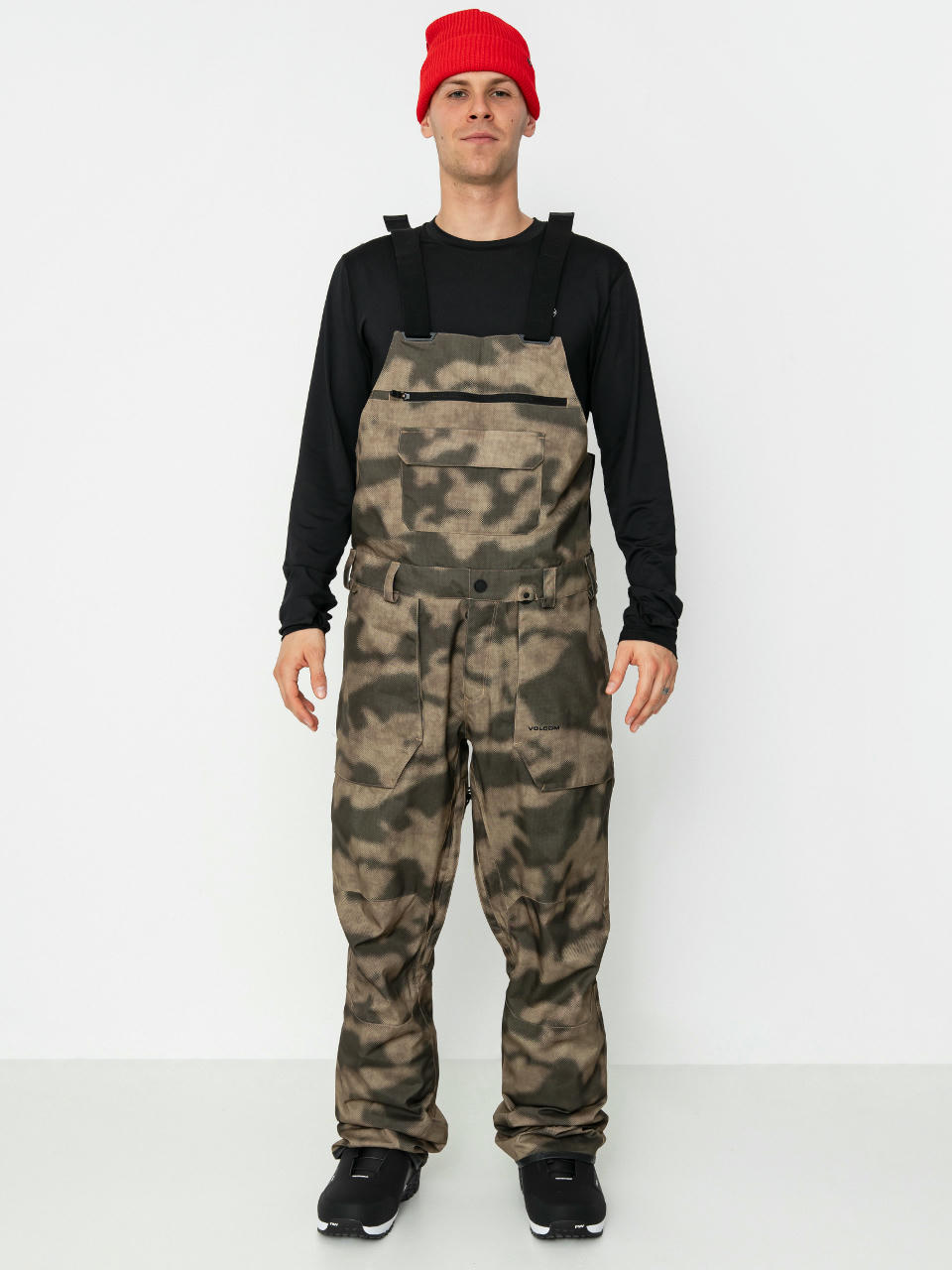 Мъжко Сноуборд панталони Volcom Roan Bib Overall (camouflage)