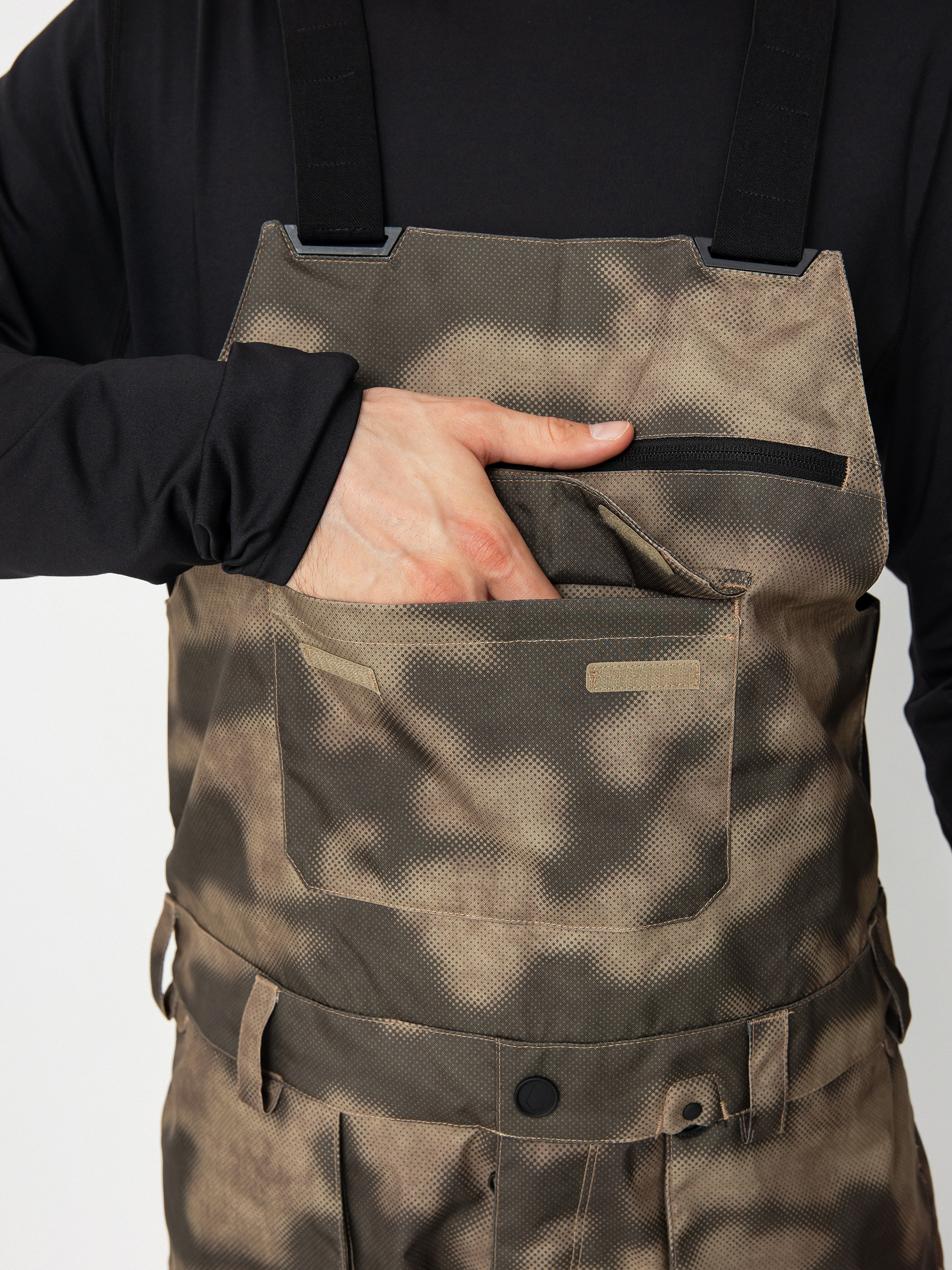 Мъжко Сноуборд панталони Volcom Roan Bib Overall (camouflage)