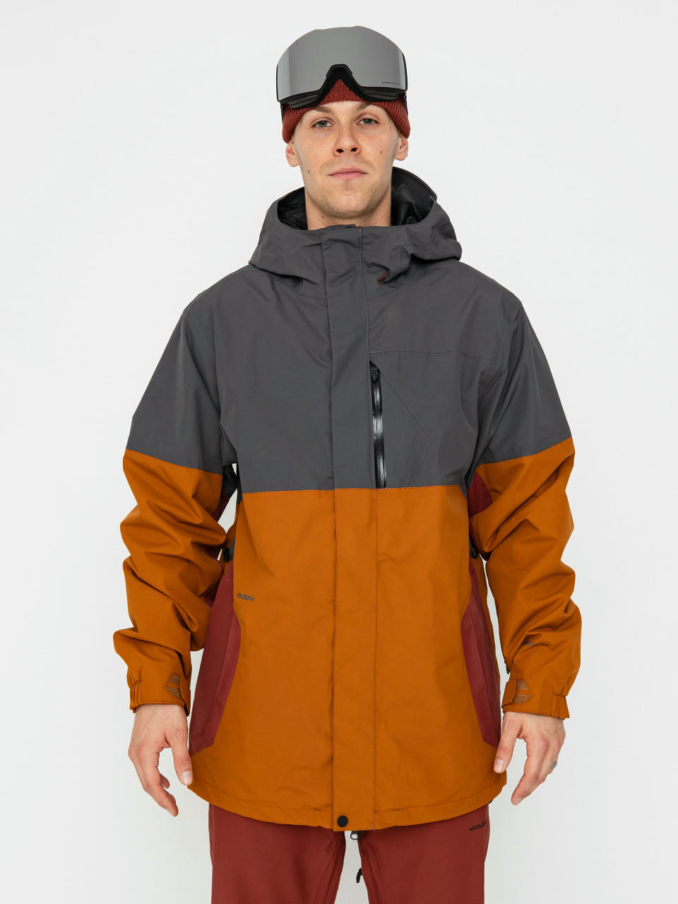 Мъжка Сноуборд яке Volcom L Gore Tex (caramel)