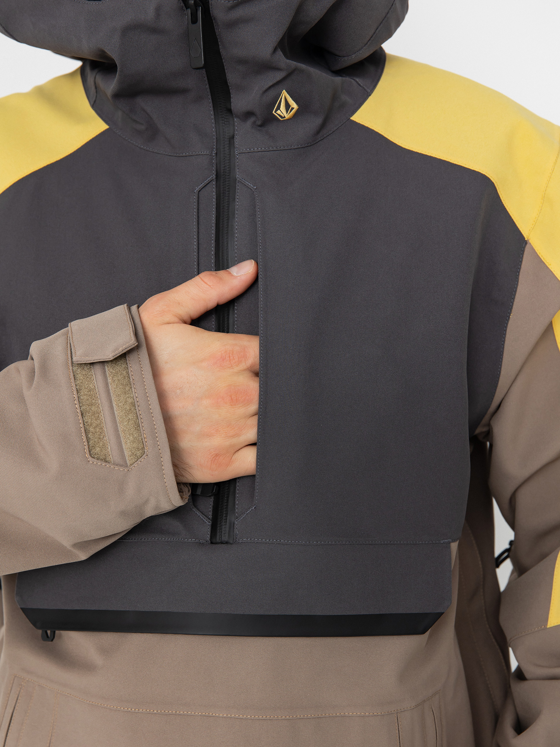 Мъжки Сноуборд яке Volcom Brighton Pullover (chestnut brown)