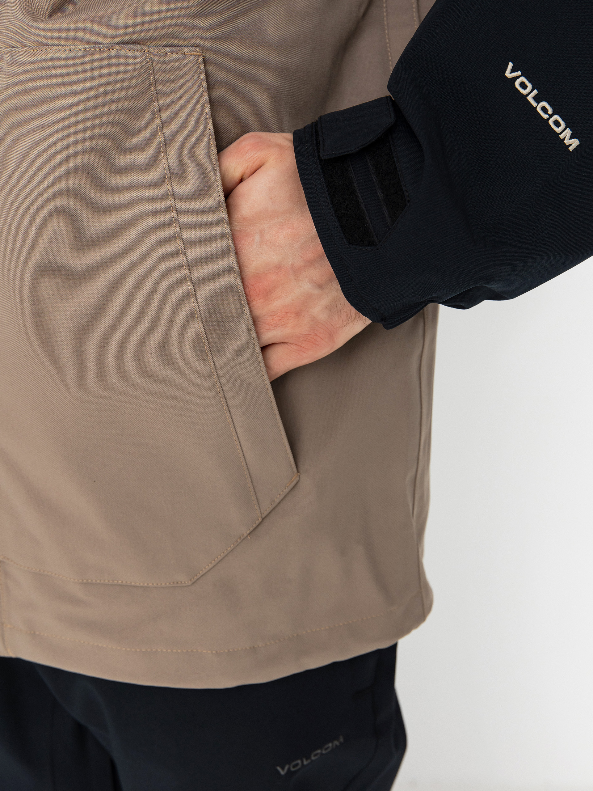 Мъжки Сноуборд яке Volcom Brighton Full Zip (chestnut brown)