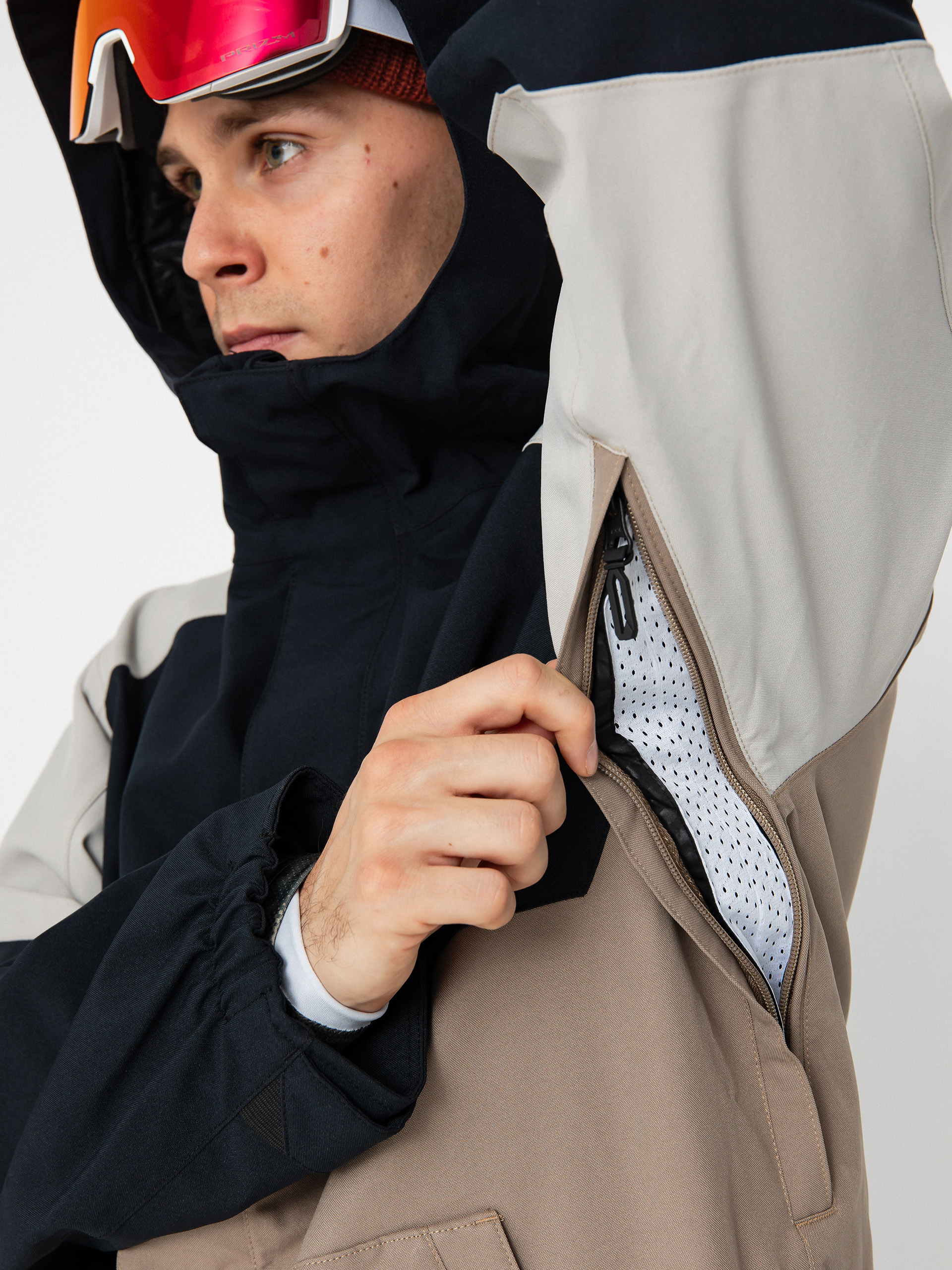 Мъжки Сноуборд яке Volcom Brighton Full Zip (chestnut brown)