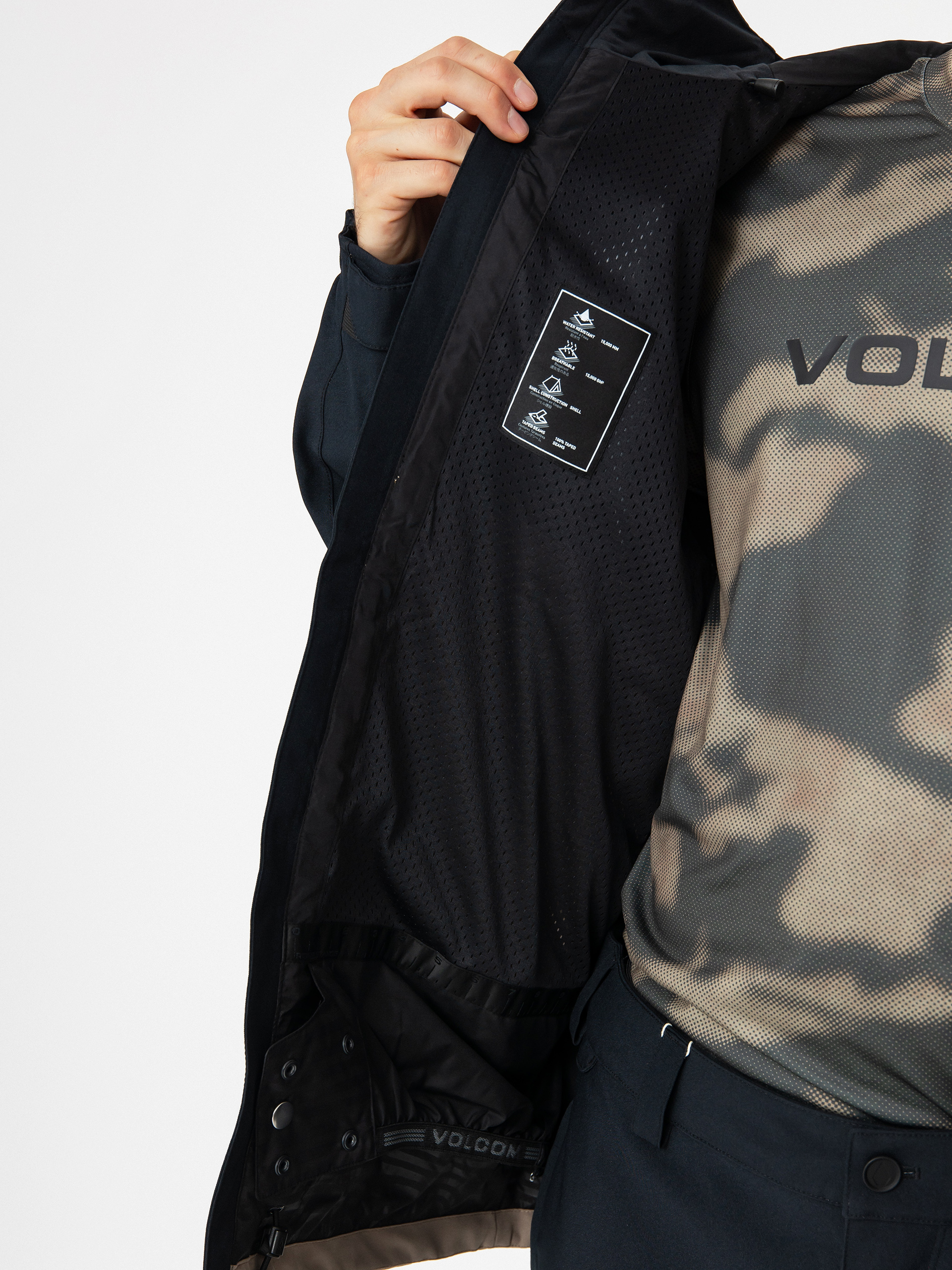 Мъжки Сноуборд яке Volcom Brighton Full Zip (chestnut brown)