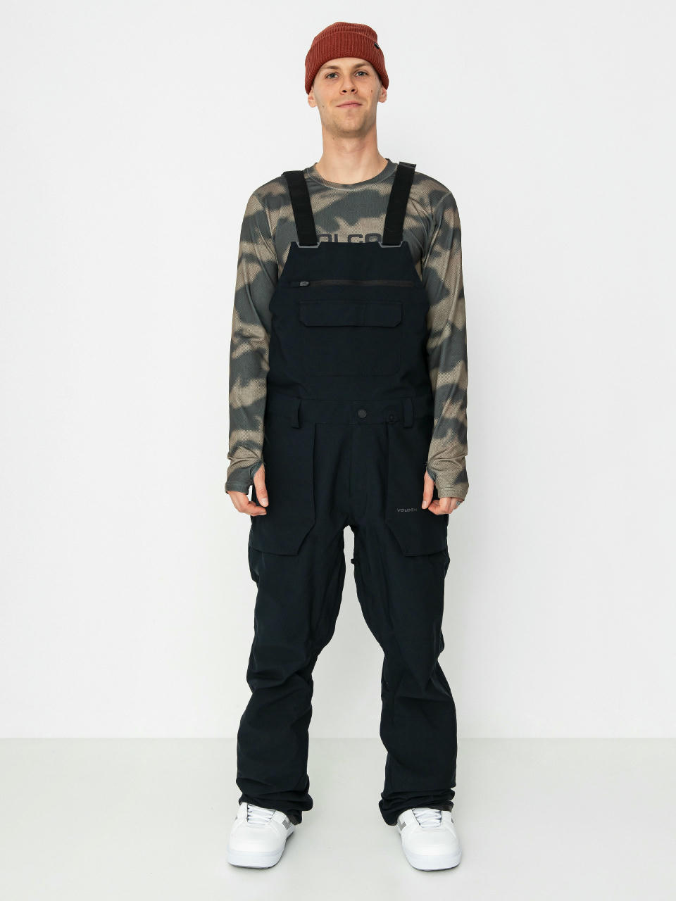 Мъжко Сноуборд панталони Volcom Roan Bib Overall (black)