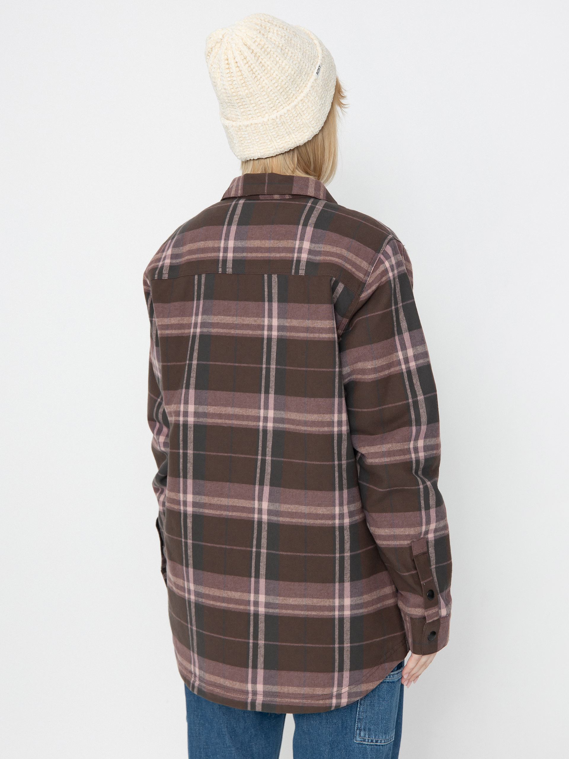 Дамска Сноуборд яке Volcom Ins Riding Flannel (dusty lavender)