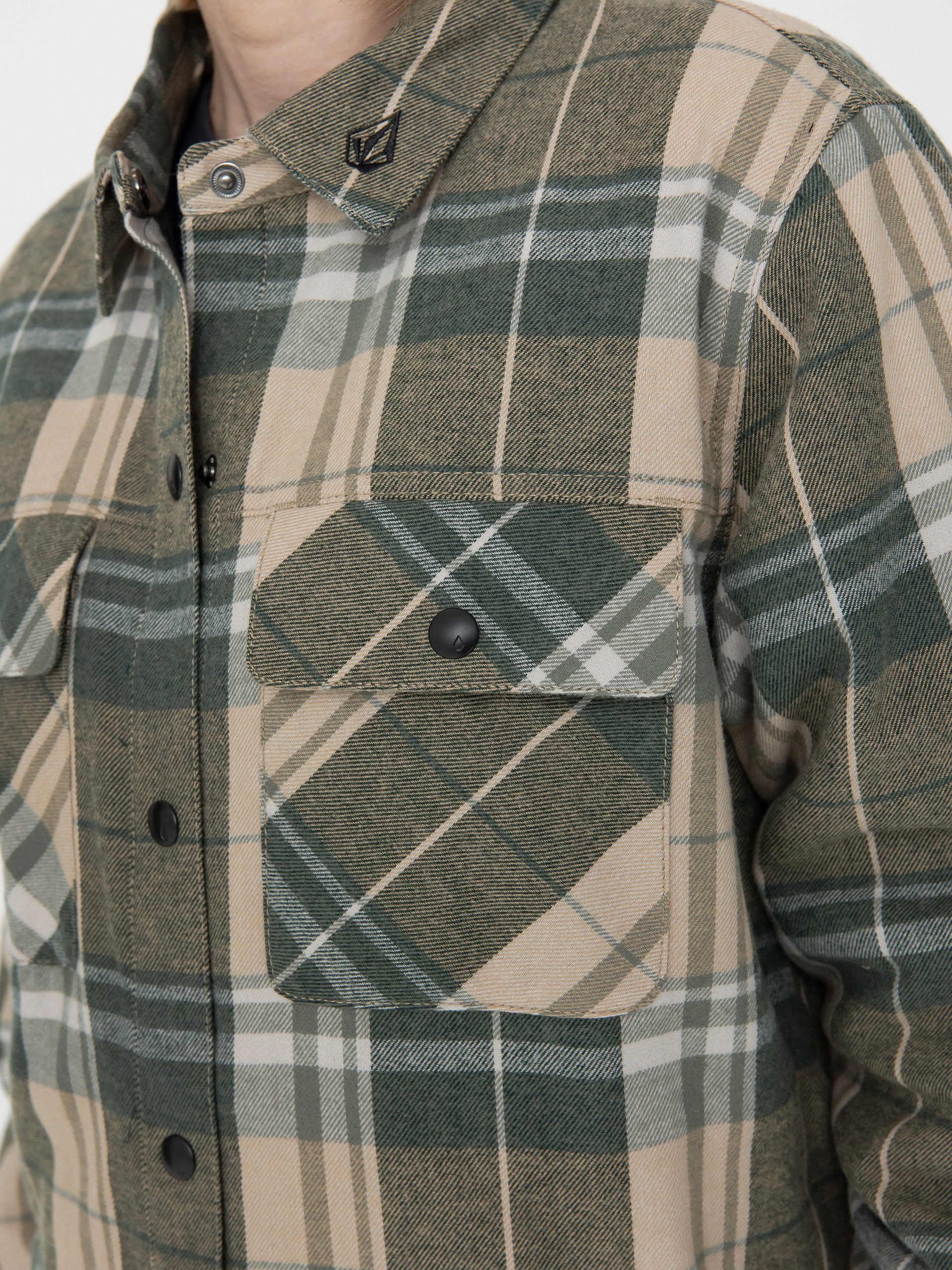 Дамска Сноуборд яке Volcom Ins Riding Flannel (sand)