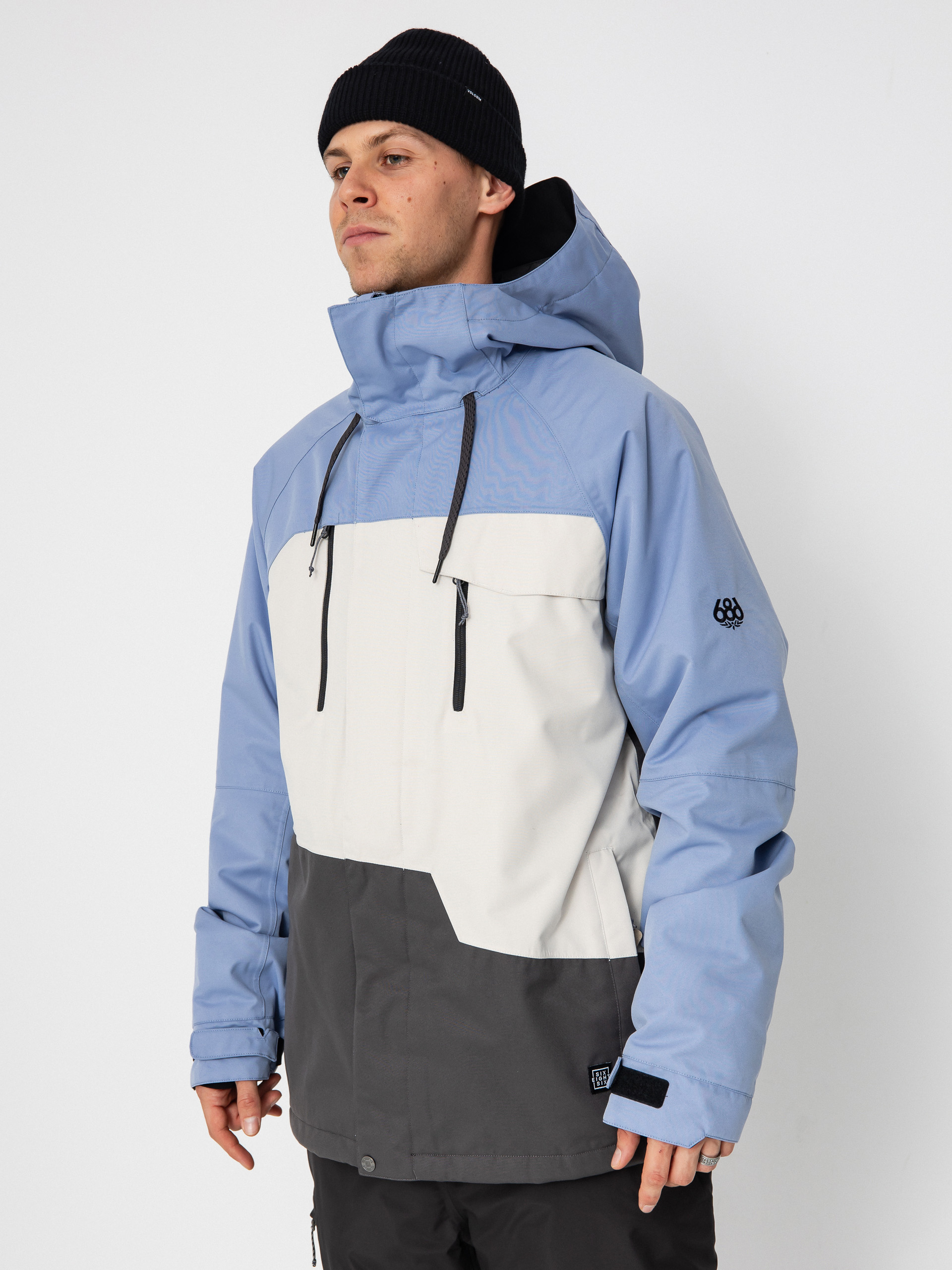 Мъжки Сноуборд яке 686 Geo Insulated (purple impression colorblock)