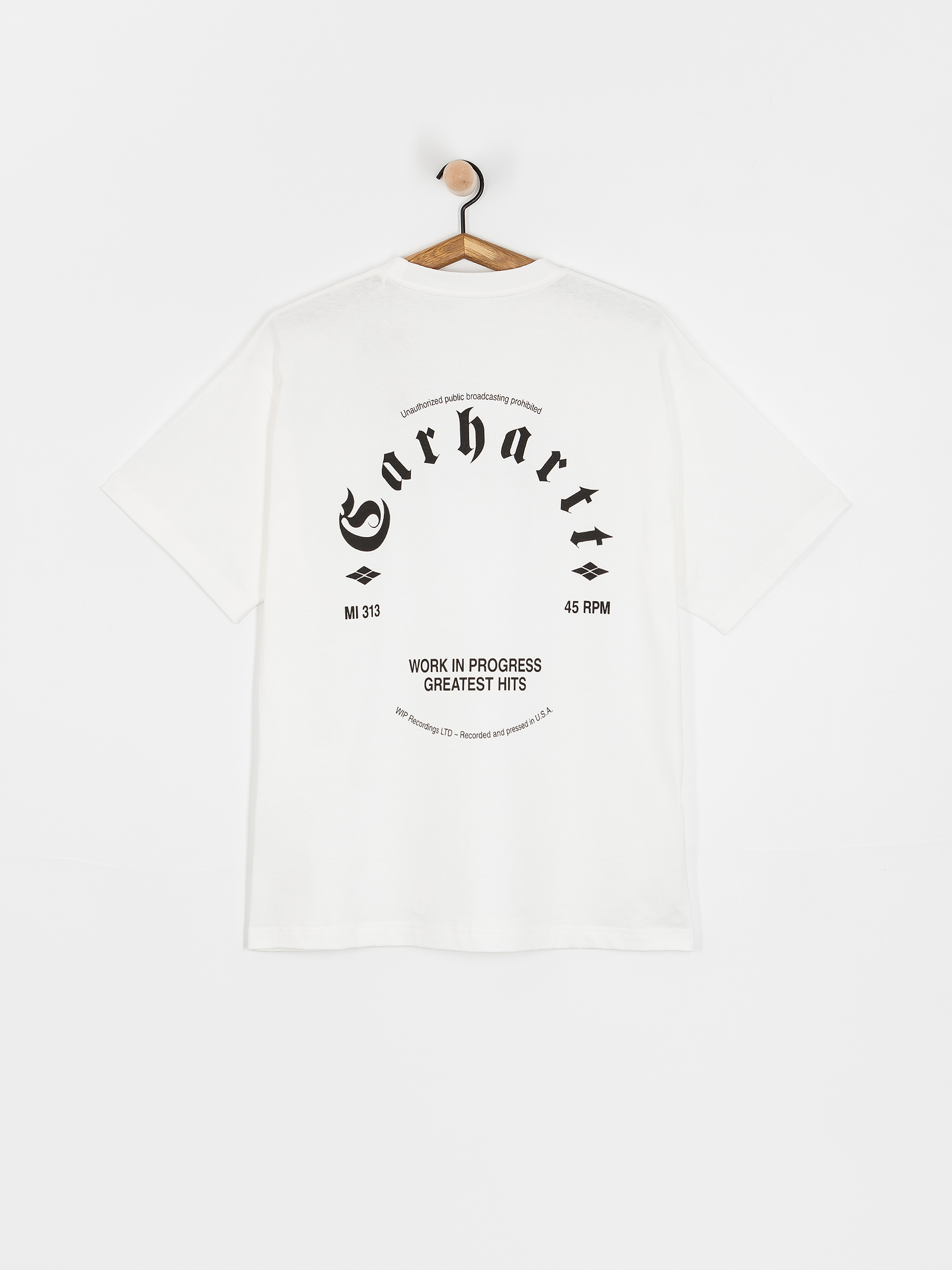 Тениска Carhartt WIP Greatest Hits (white/black)