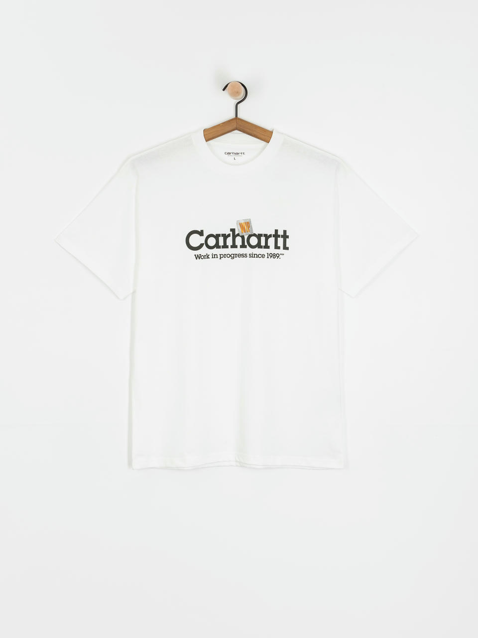 Тениска Carhartt WIP Label Script (white)